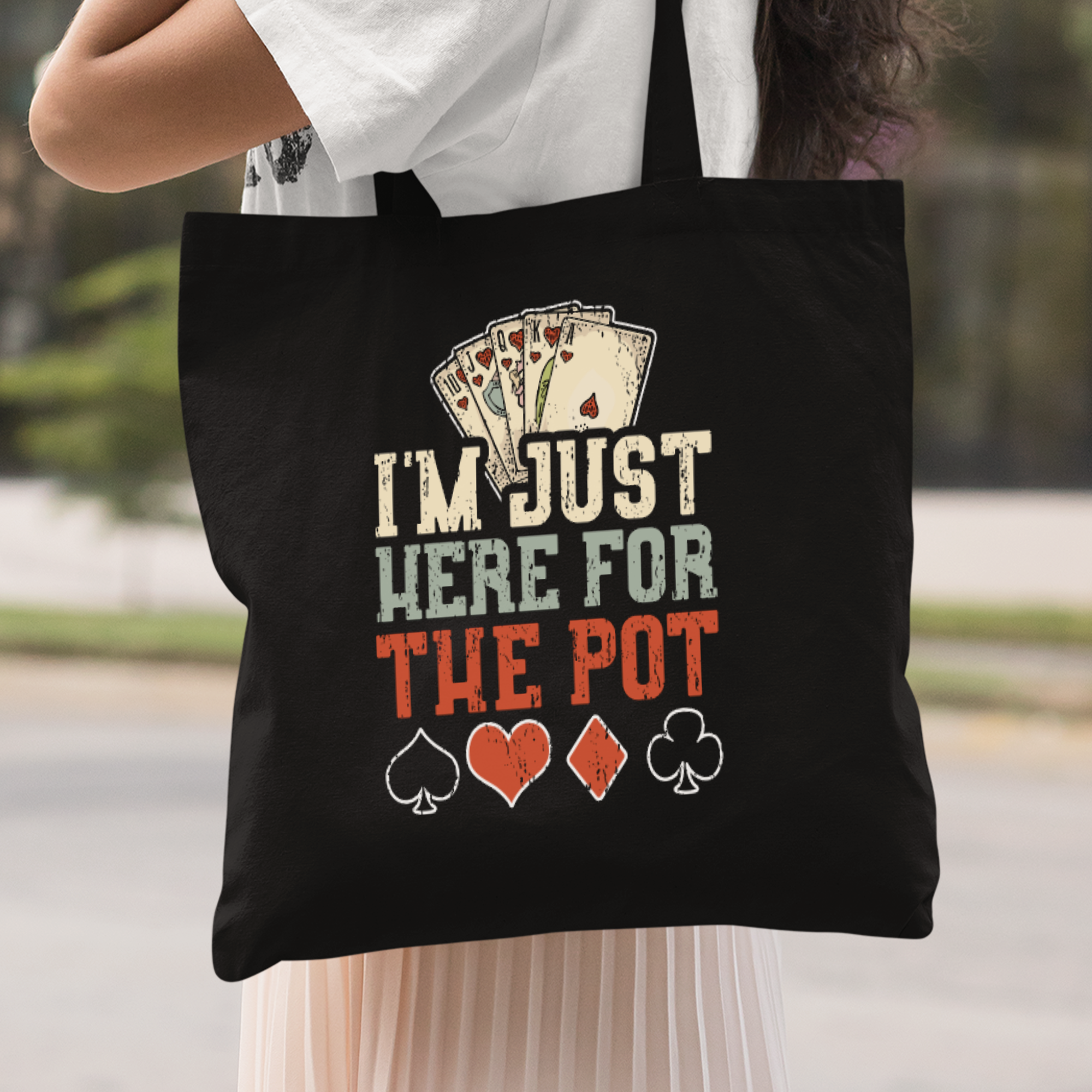 I'm Just Here For The Pot Stoffbeutel - DESIGNSBYJNK5.COM