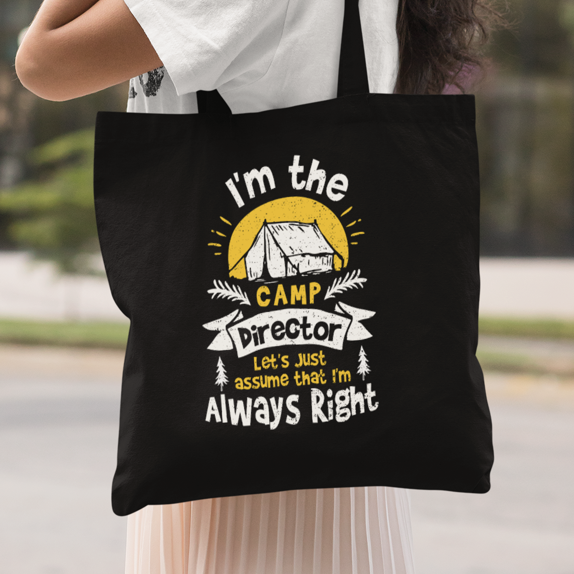 I'm The Camp Director Stoffbeutel - DESIGNSBYJNK5.COM