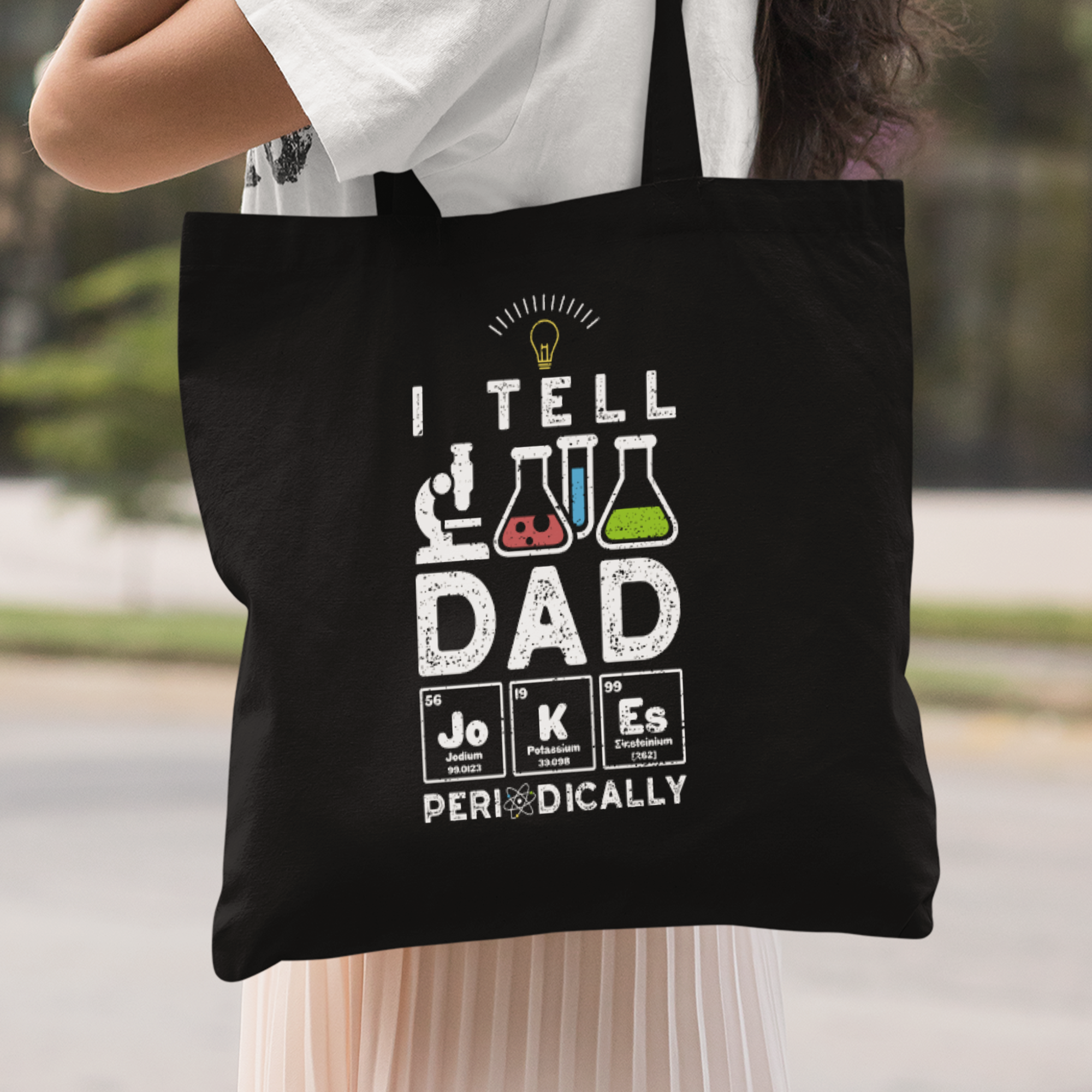 I Tell Dad JoKEs Periodically Stoffbeutel - DESIGNSBYJNK5.COM