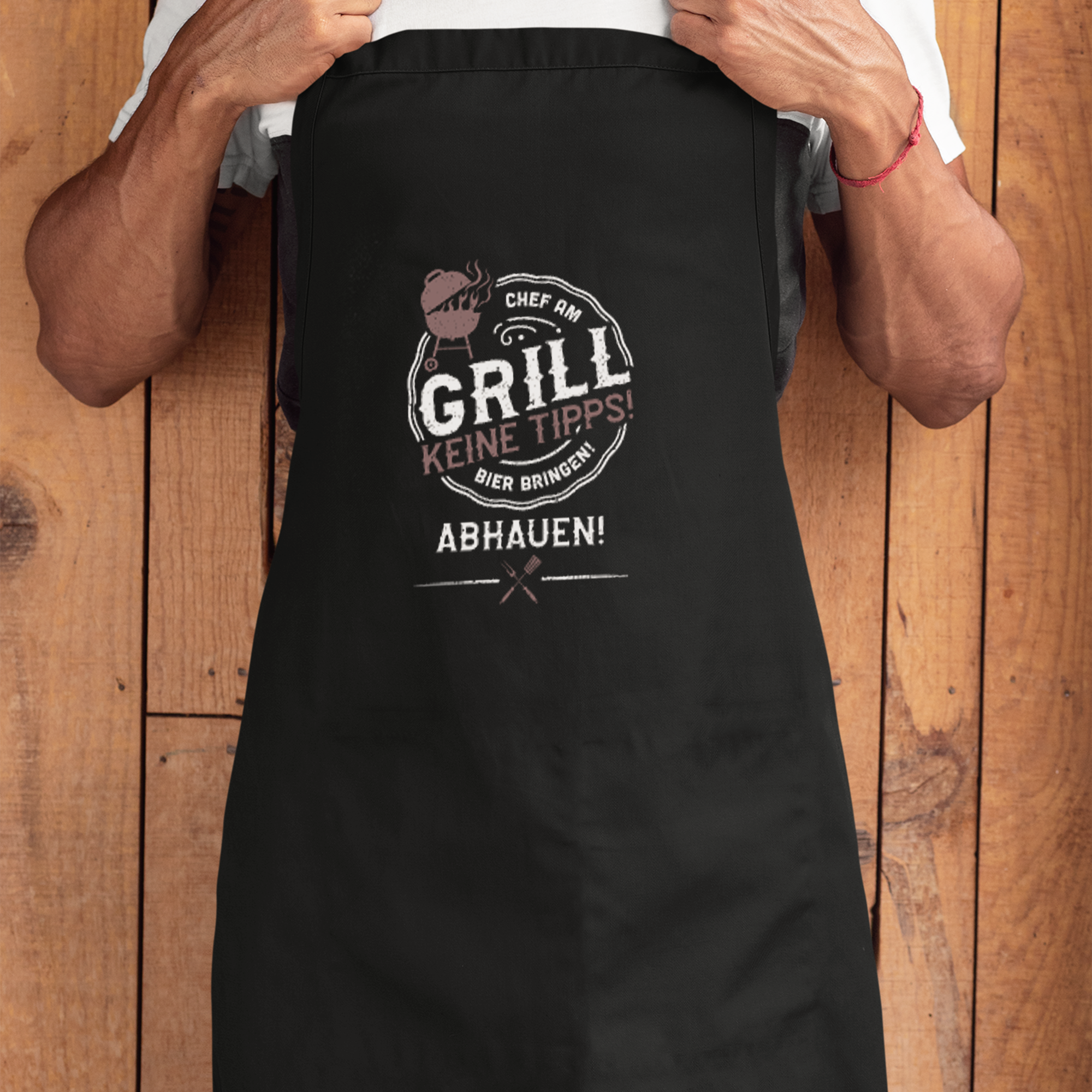Chef Am Grill Keine Tipps! Bier Bringen! Abhauen! Grillschürze - DESIGNSBYJNK5.COM