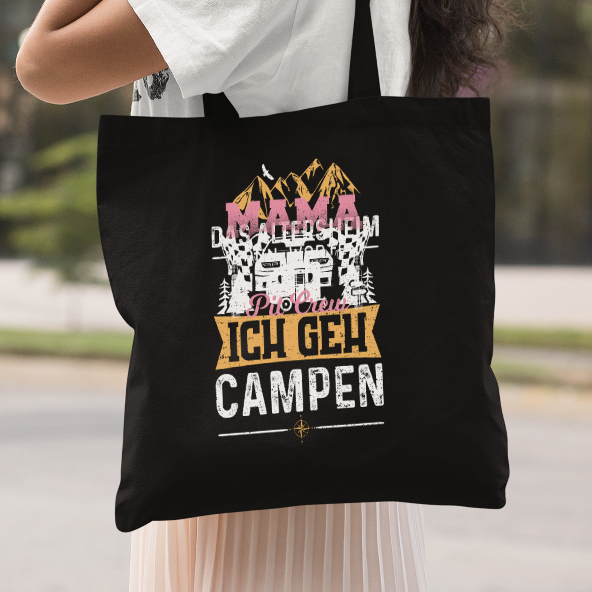 Mama Pit Crew Stoffbeutel - DESIGNSBYJNK5.COM