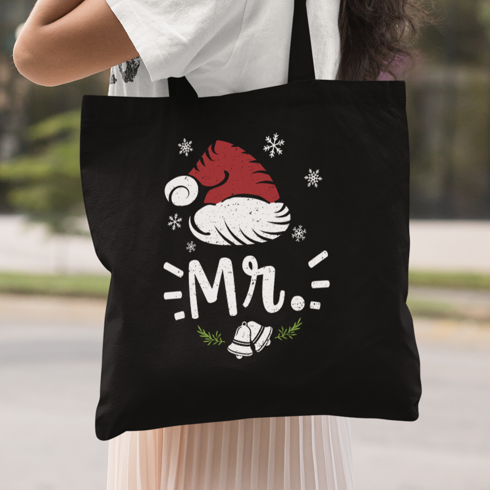 Mr Christmas Couple Stoffbeutel - DESIGNSBYJNK5.COM