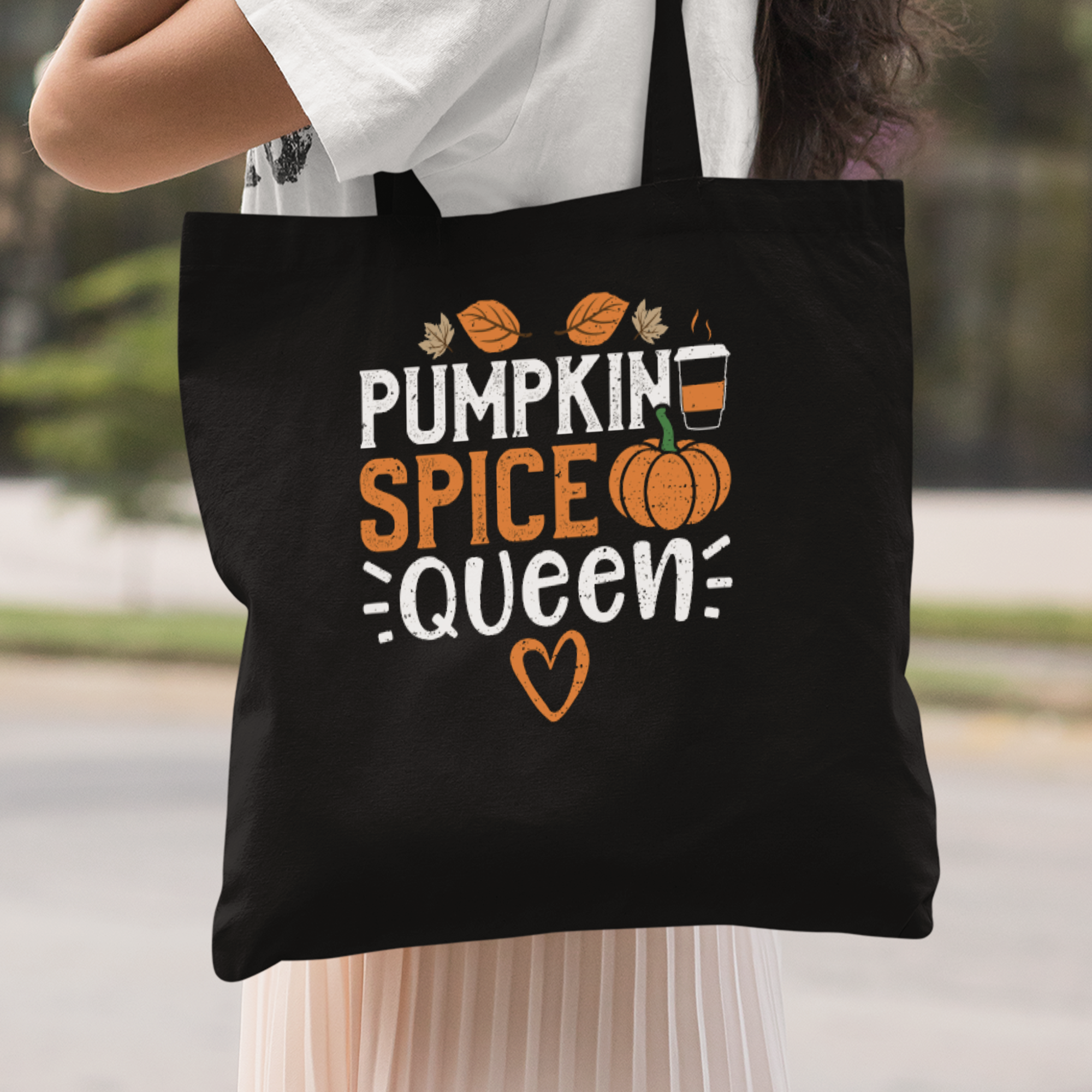 Pumpkin Spice Queen Stoffbeutel - DESIGNSBYJNK5.COM