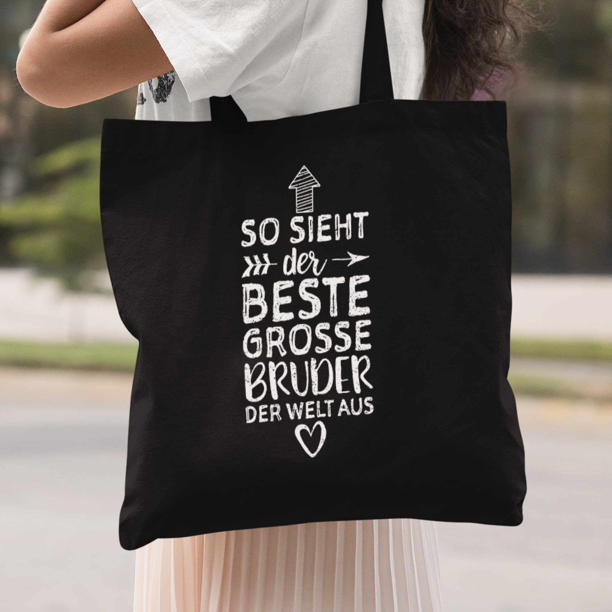 So Sieht Der Beste Große Bruder Der Welt Aus Stoffbeutel - DESIGNSBYJNK5.COM