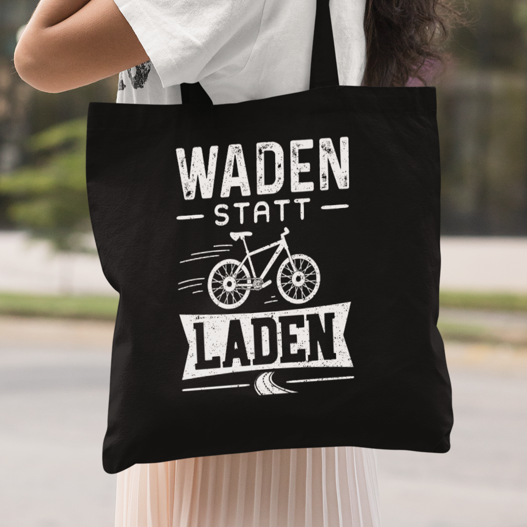 Waden Statt Laden Stoffbeutel - DESIGNSBYJNK5.COM