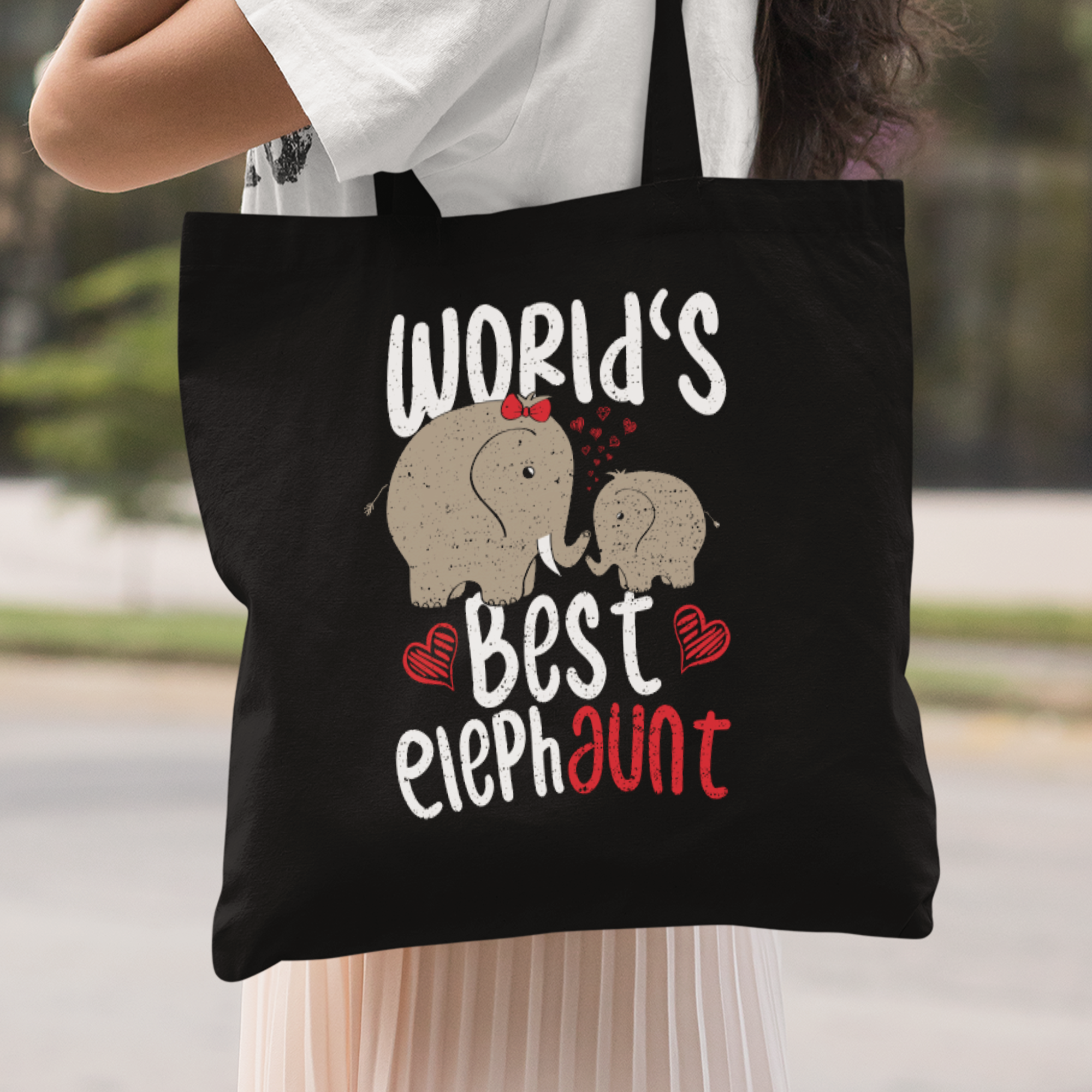 World's Best Elephaunt Stoffbeutel - DESIGNSBYJNK5.COM