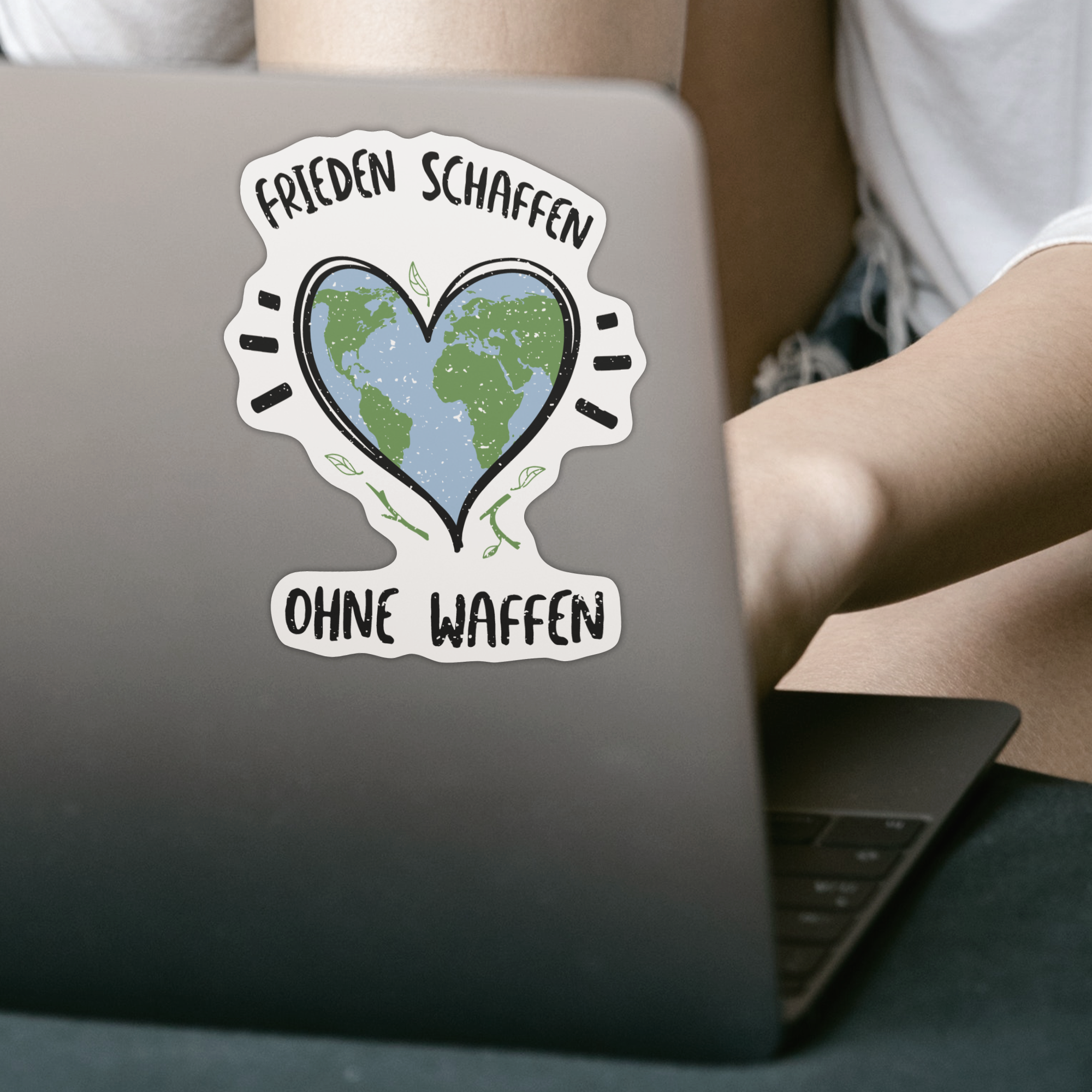 Frieden Schaffen Ohne Waffen Sticker - DESIGNSBYJNK5.COM