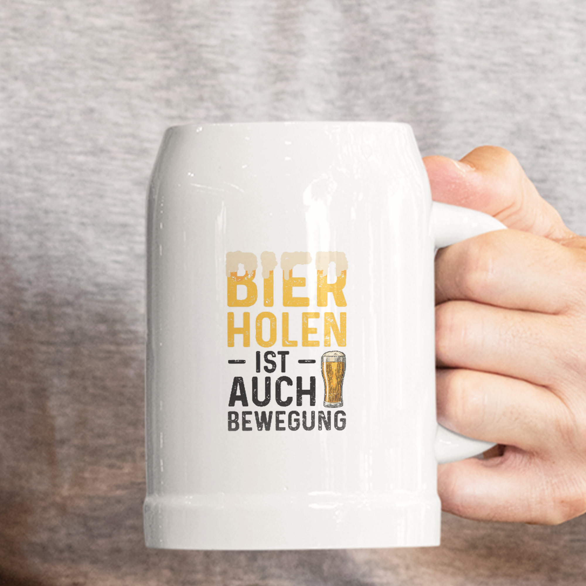 Bier Holen Ist Auch Bewegung Bierkrug - DESIGNSBYJNK5.COM