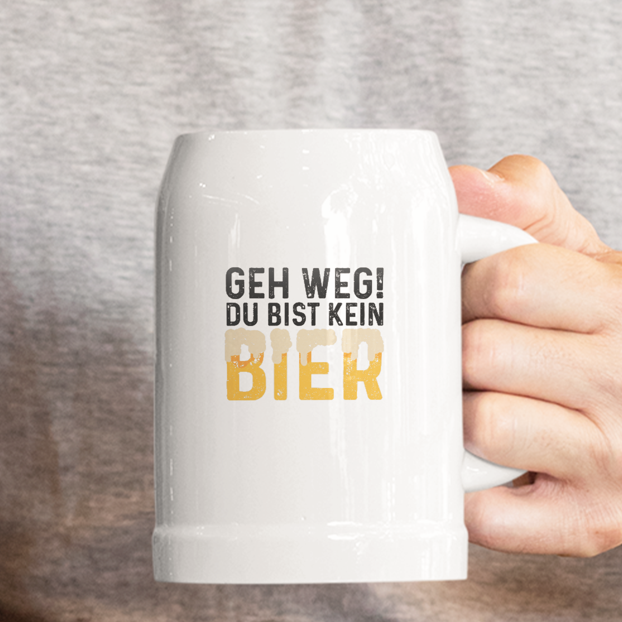 Geh Weg Du Bist Kein Bier Bierkrug - DESIGNSBYJNK5.COM