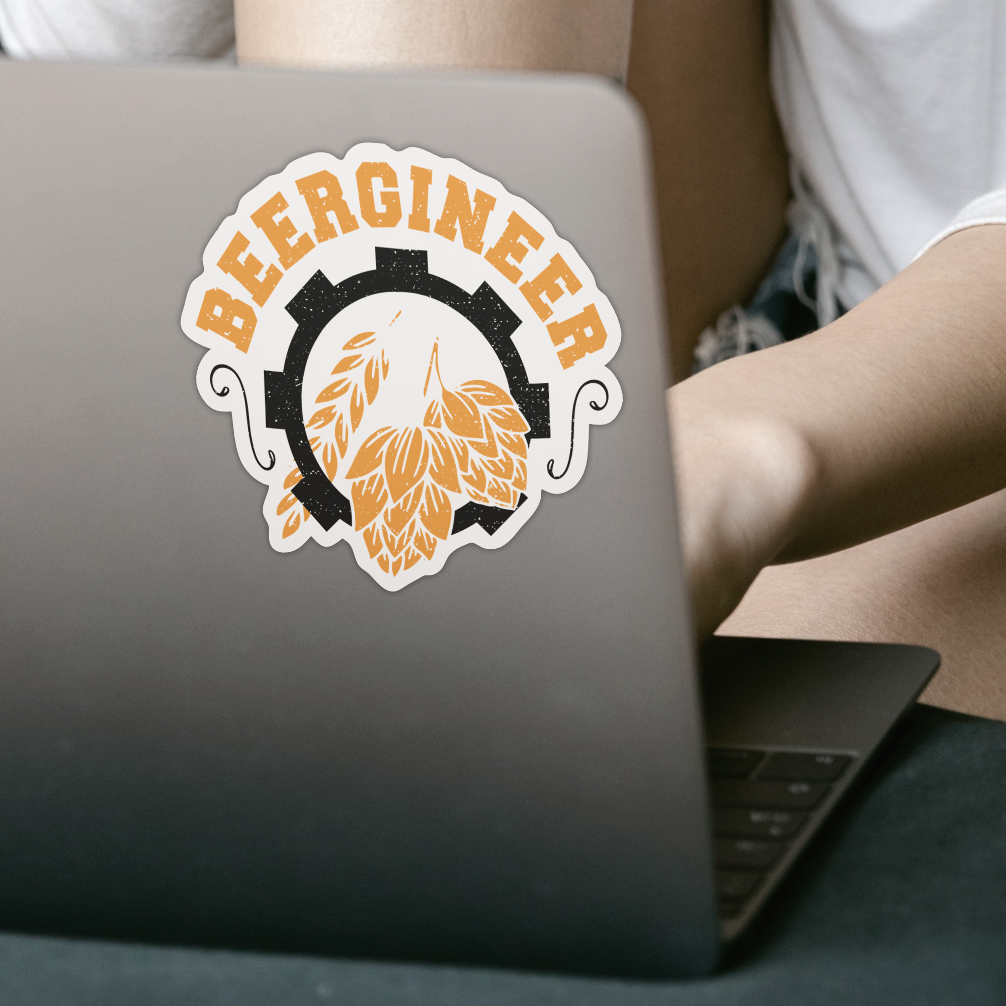 Beergineer Sticker - DESIGNSBYJNK5.COM