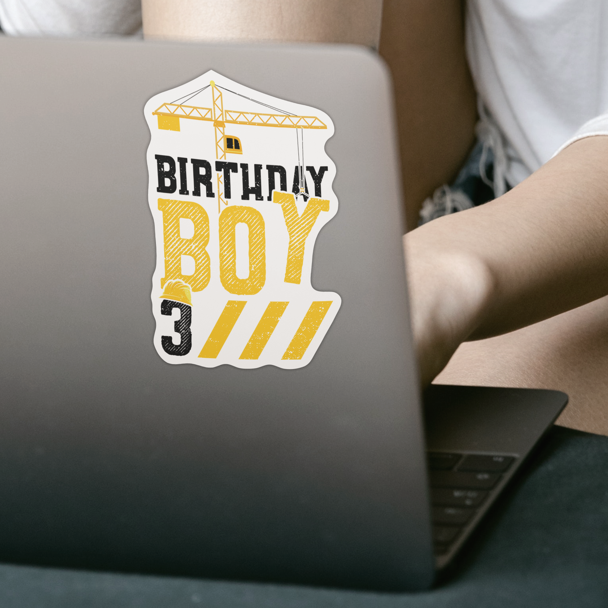Birthday Boy 3 Sticker - DESIGNSBYJNK5.COM