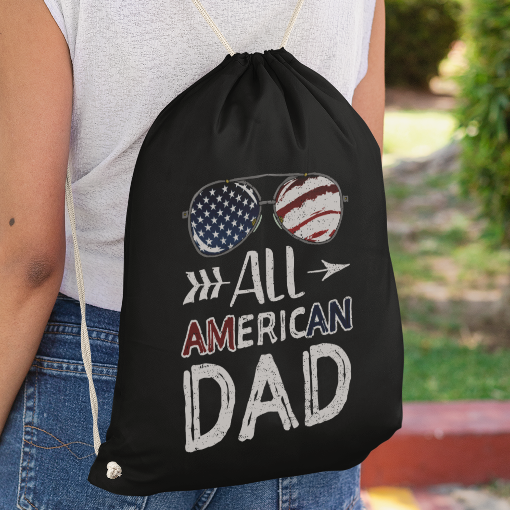All American Dad Turnbeutel - DESIGNSBYJNK5.COM
