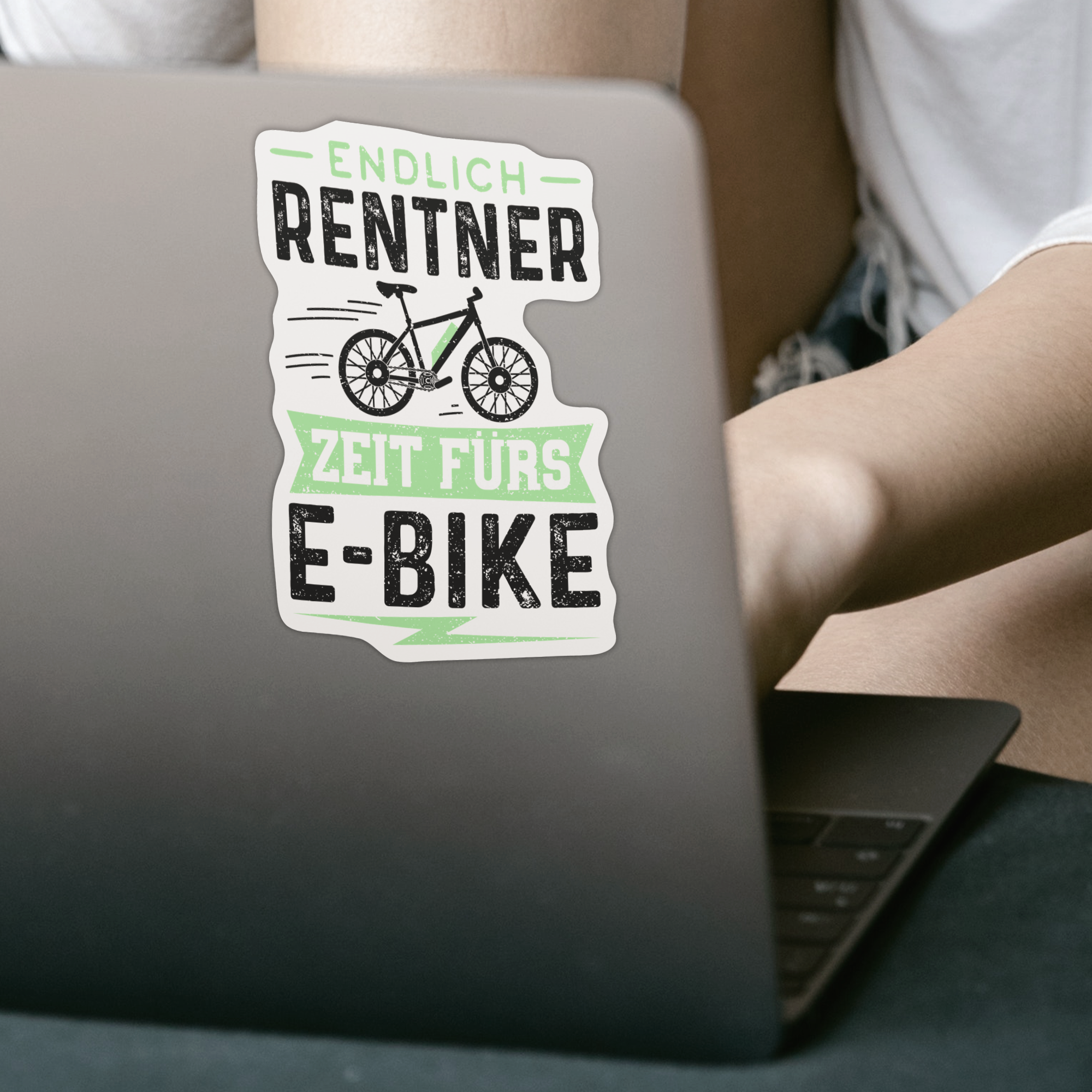 Endlich Rentner Zeit Fürs E-Bike Sticker - DESIGNSBYJNK5.COM