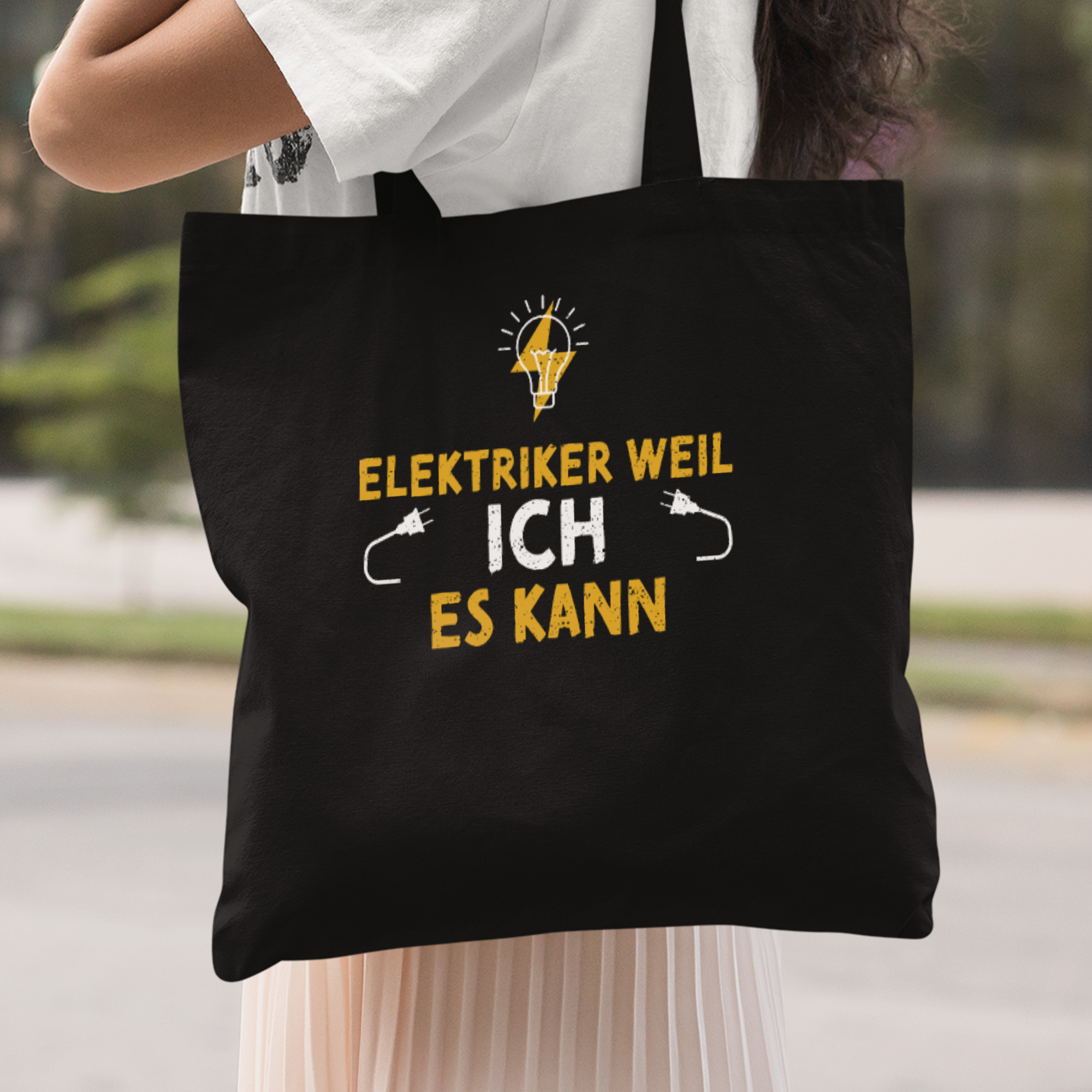 Elektriker Weil Ich Es Kann Stoffbeutel - DESIGNSBYJNK5.COM