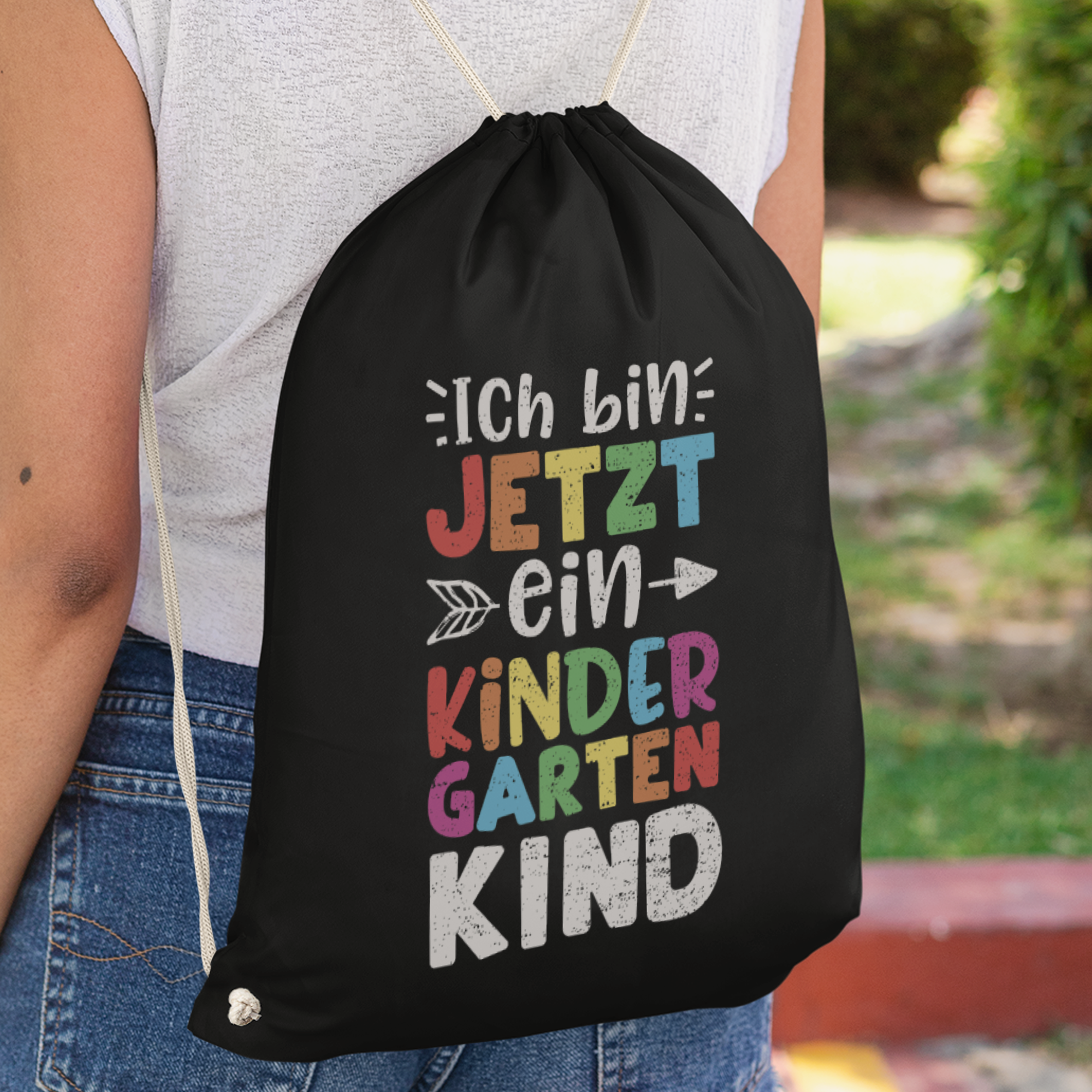 Ich Bin Jetzt Ein Kindergartenkind Turnbeutel - DESIGNSBYJNK5.COM