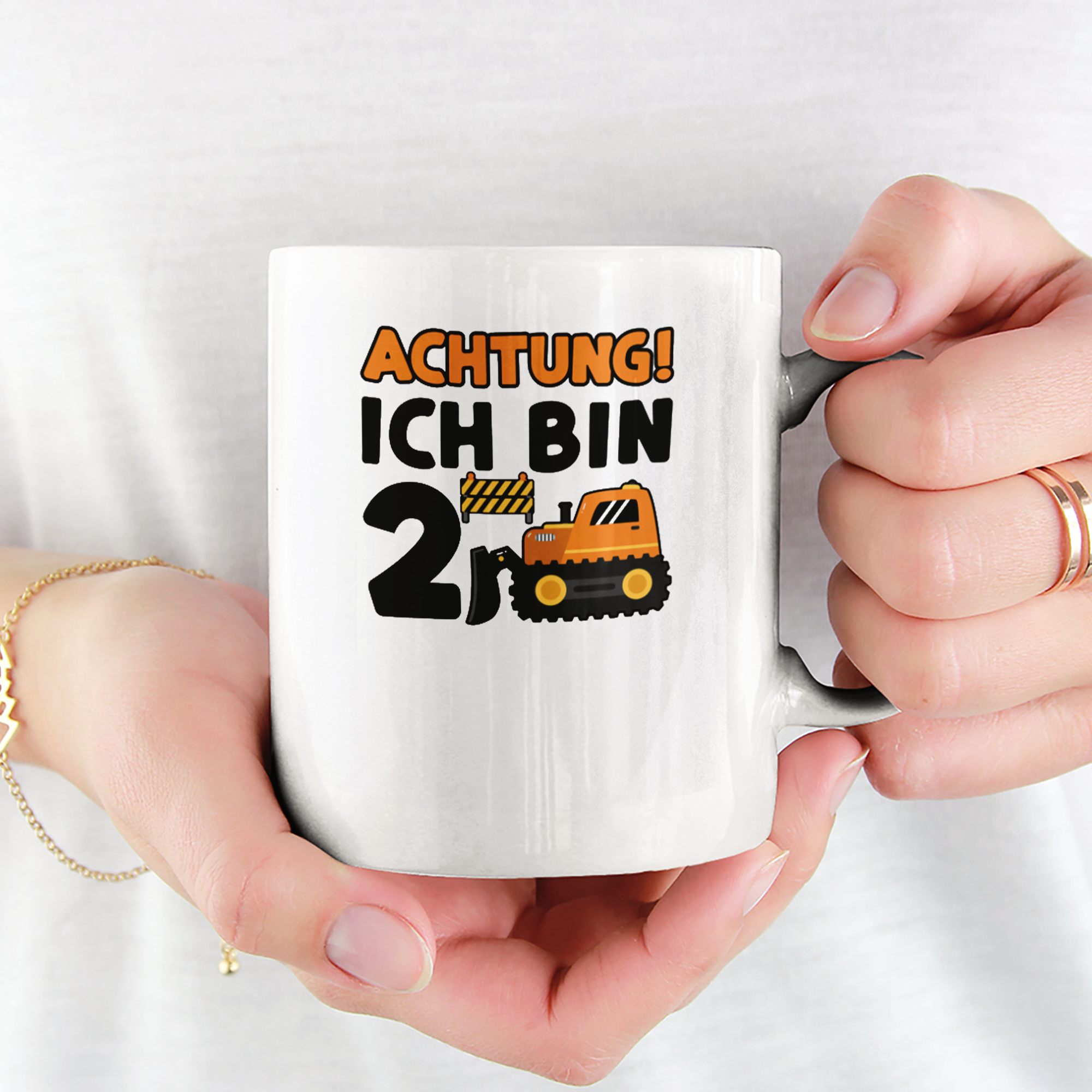 Achtung Ich Bin 2 Tasse - DESIGNSBYJNK5.COM