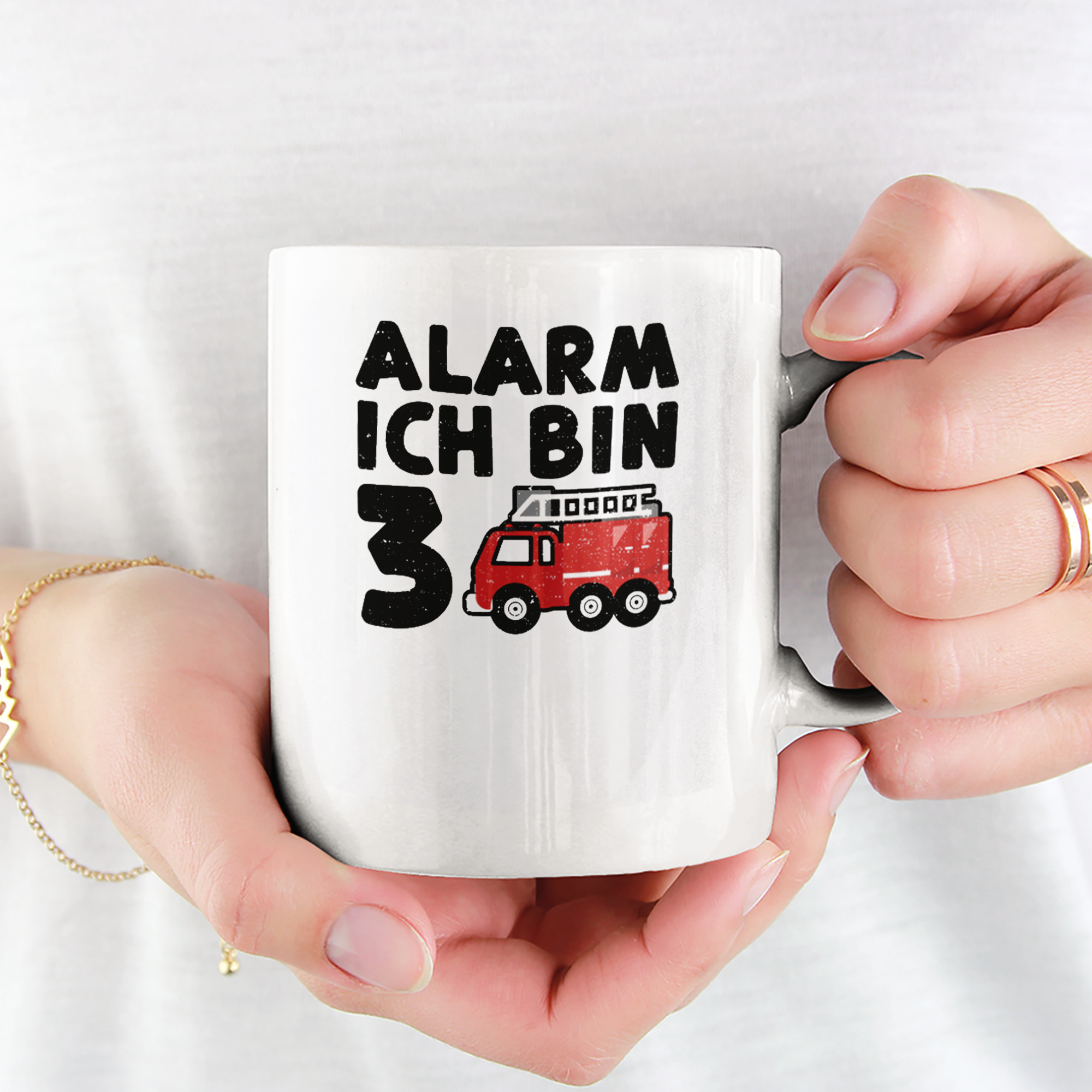 Alarm Ich Bin 3 Tasse - DESIGNSBYJNK5.COM