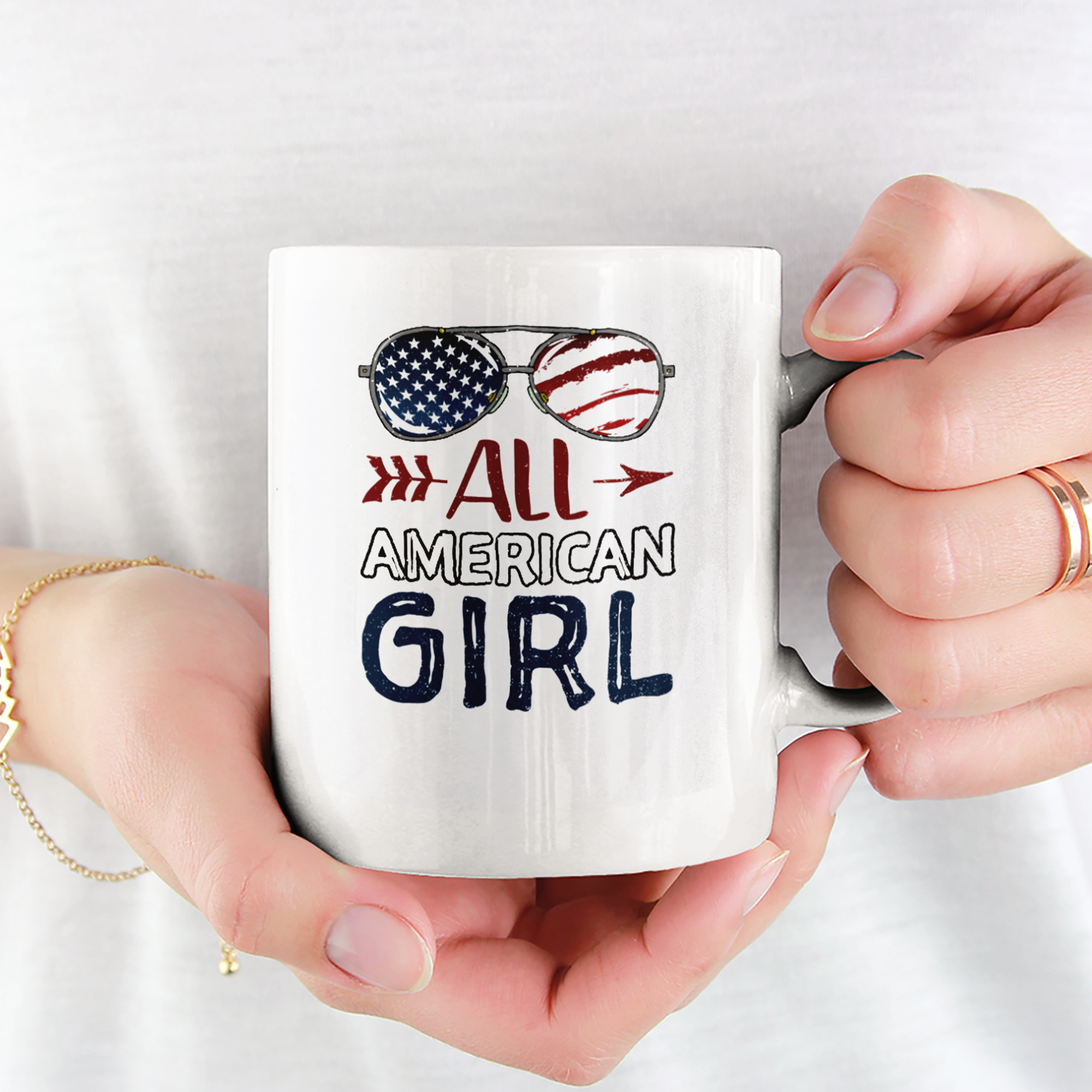 All American Girl Tasse - DESIGNSBYJNK5.COM