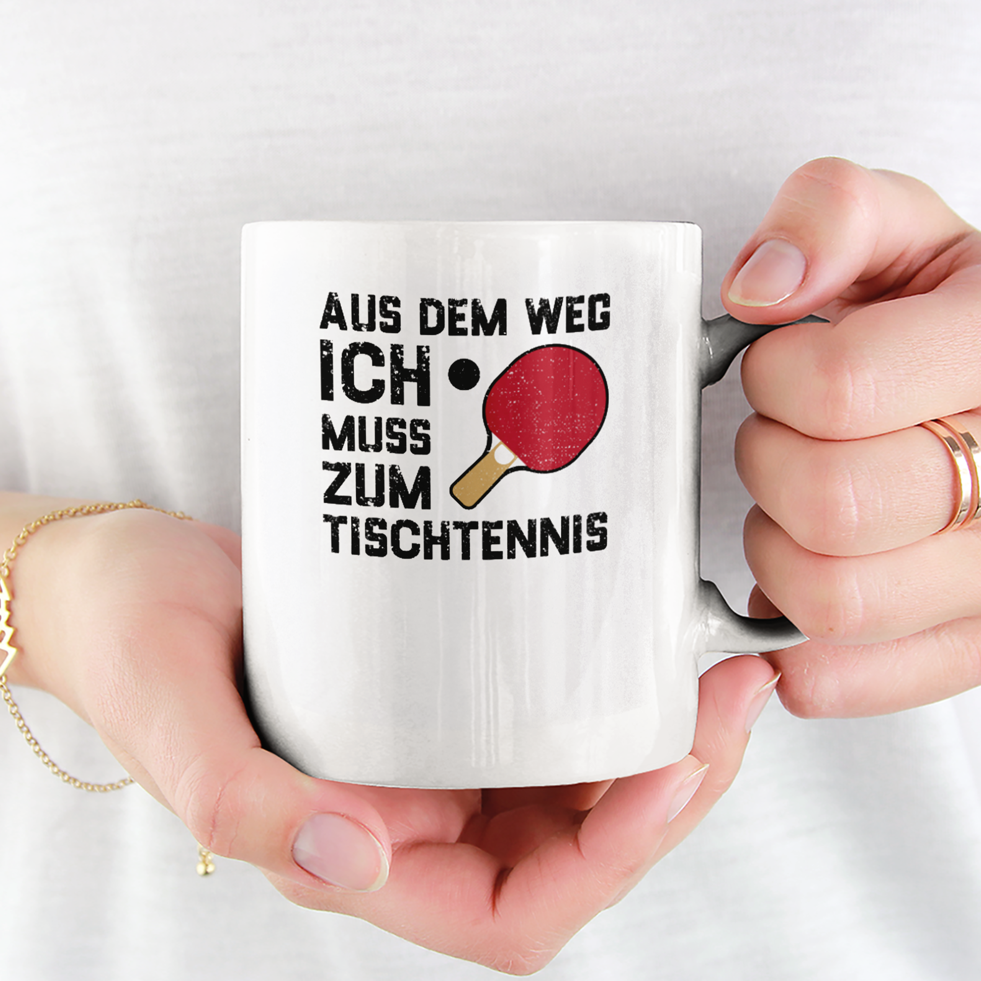 Aus Dem Weg Ich Muss Zum Tischtennis Tasse - DESIGNSBYJNK5.COM