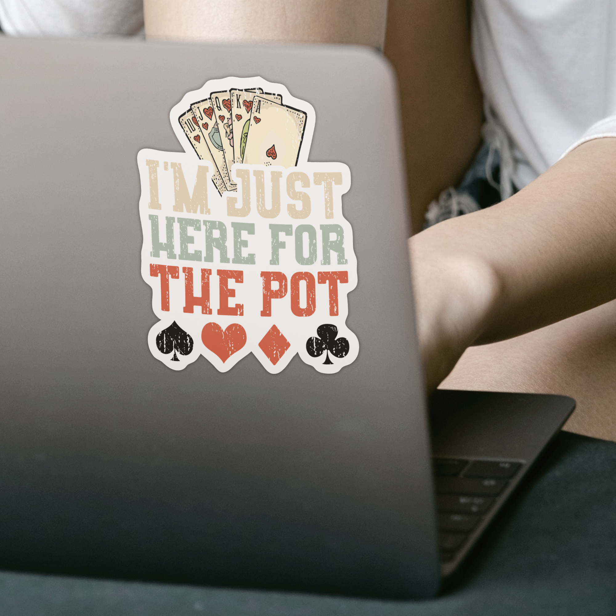 I'm Just Here For The Pot Sticker - DESIGNSBYJNK5.COM