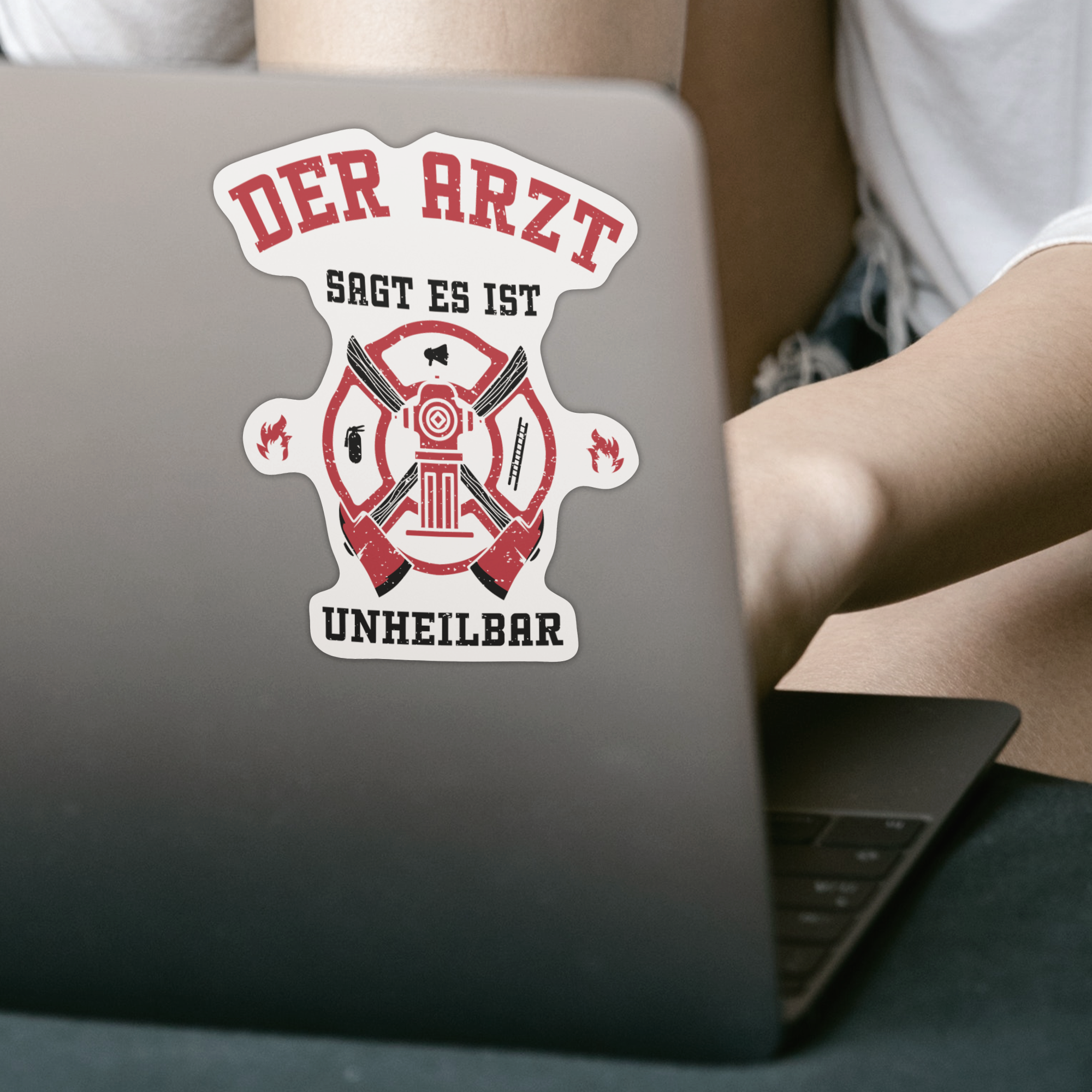 Der Arzt Sagt Es Ist Unheilbar Sticker - DESIGNSBYJNK5.COM