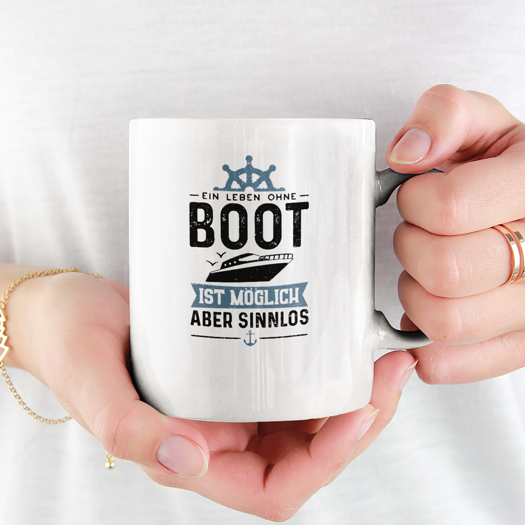 Ein Leben Ohne Boot Ist Möglich Aber Sinnlos Tasse - DESIGNSBYJNK5.COM