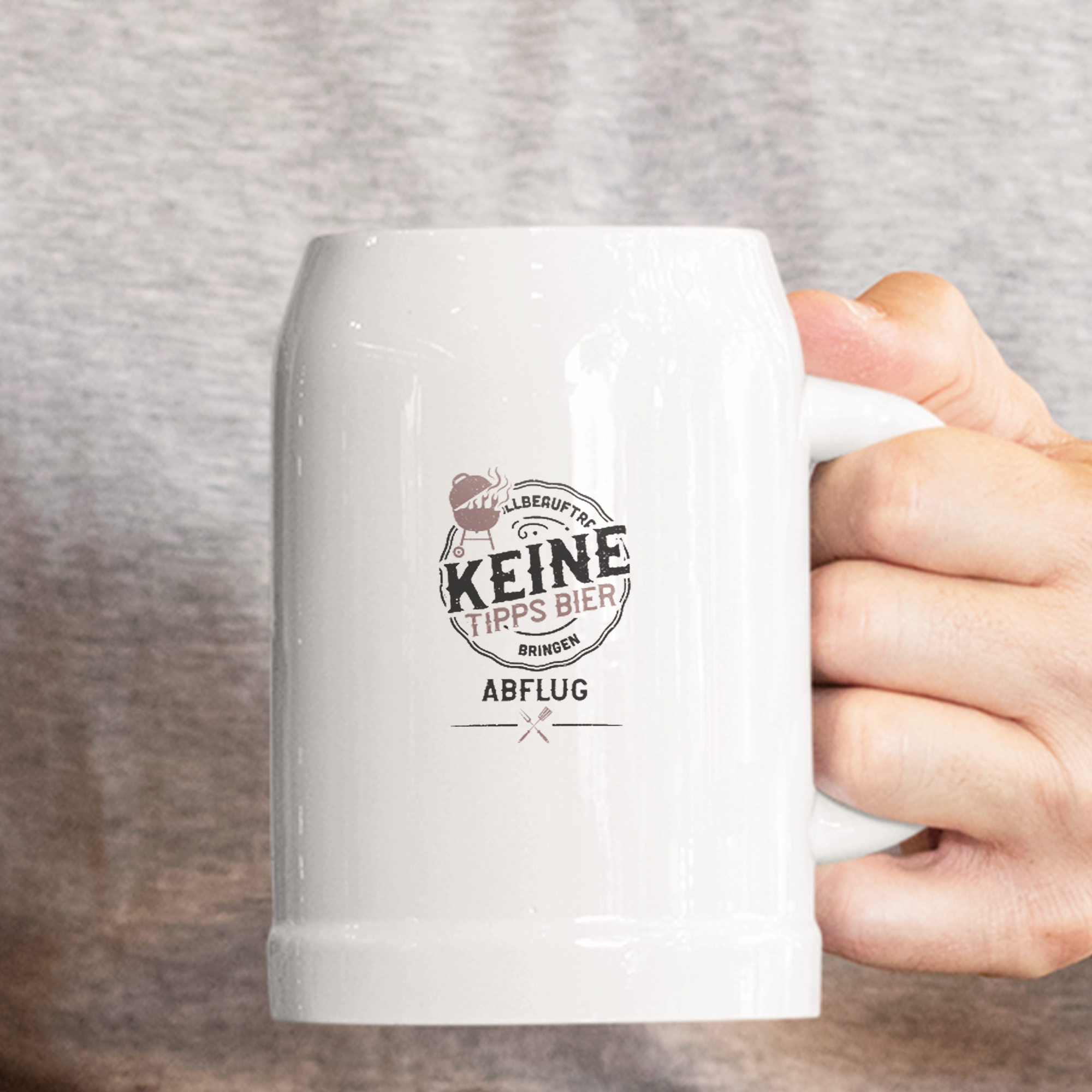 Grillbeauftragter Keine Tipps Bier Bringen Abflug Bierkrug - DESIGNSBYJNK5.COM