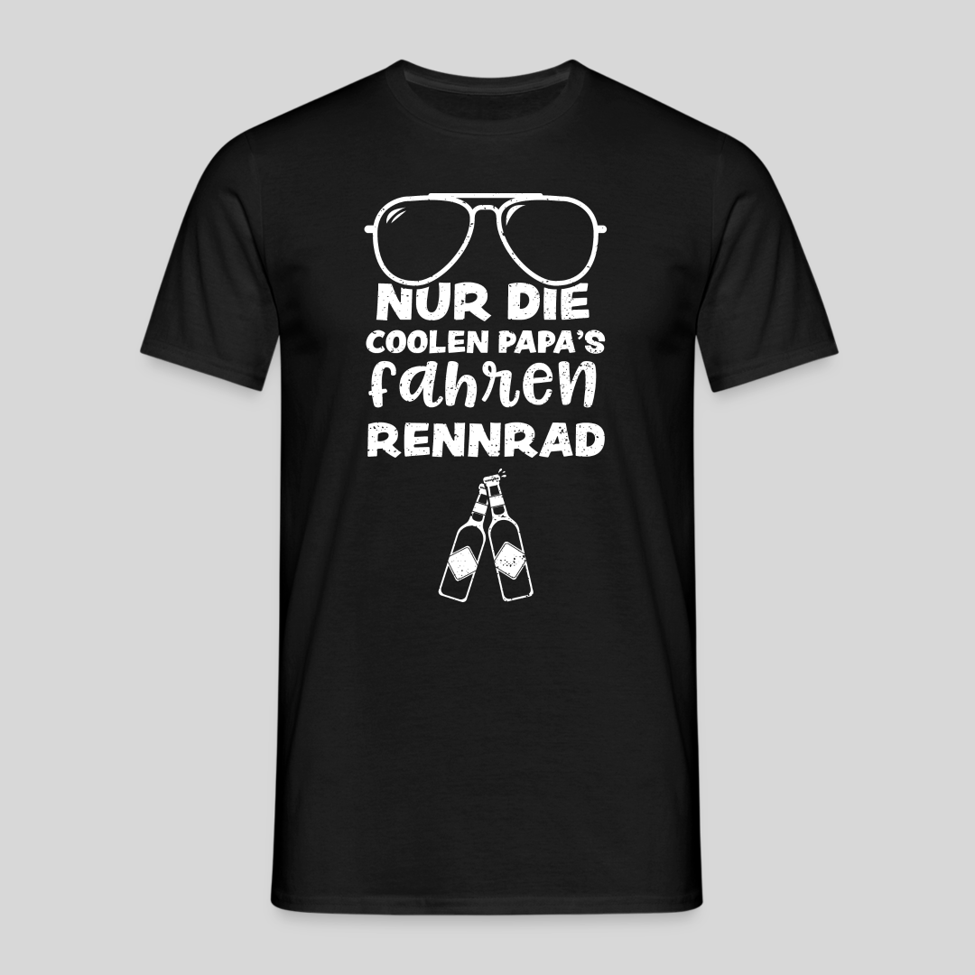 Nur die Coolen Papa's fahren Rennrad T-Shirt