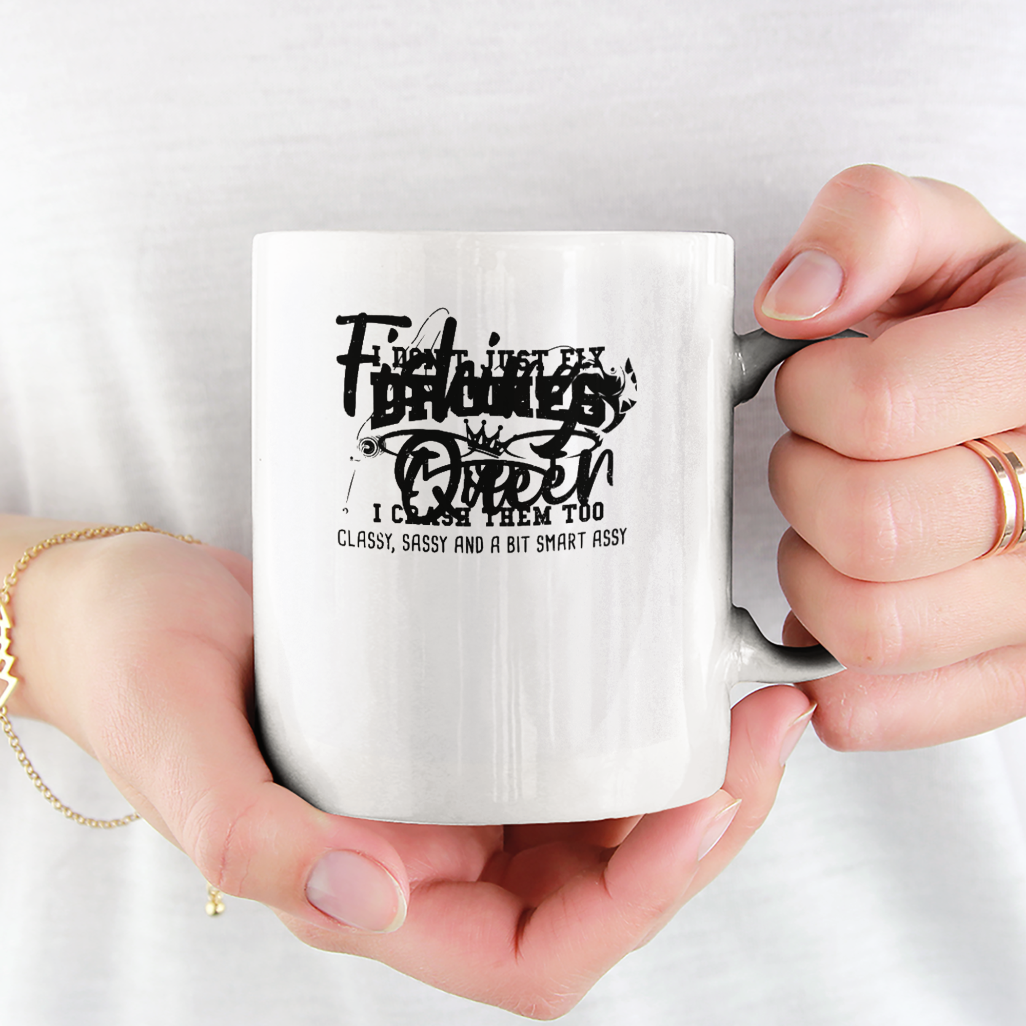 I Don't Just Fly Drones I Crash Them Too Tasse - DESIGNSBYJNK5.COM