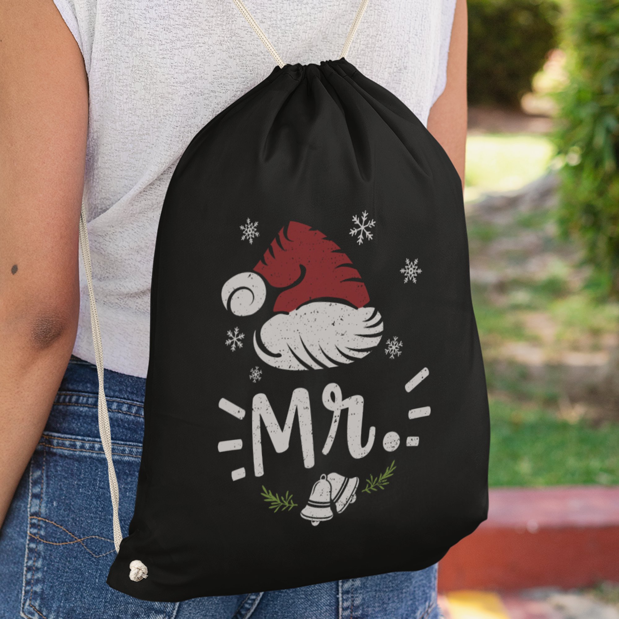 Mr Christmas Couple Turnbeutel - DESIGNSBYJNK5.COM