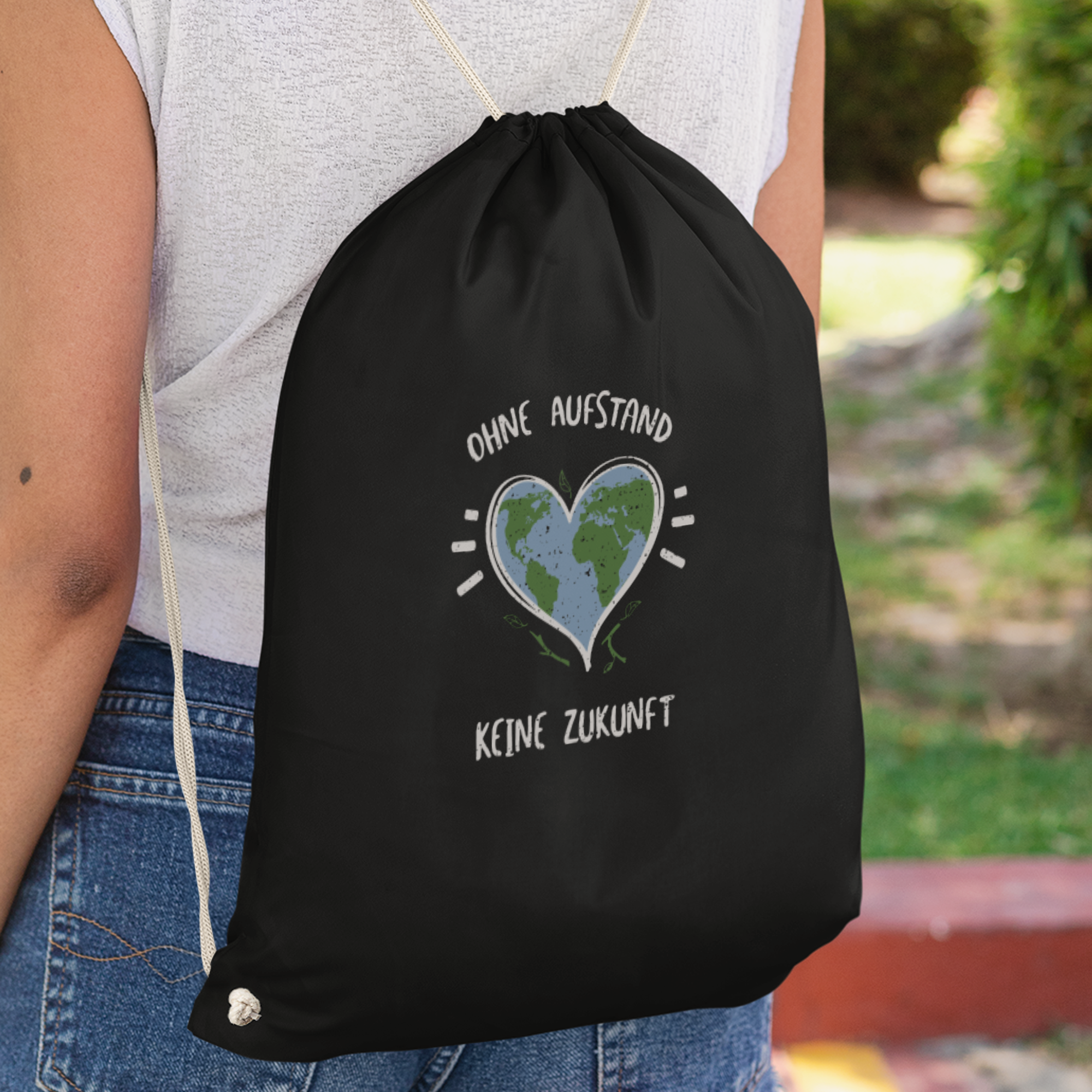 Ohne Aufstand Keine Zukunft Turnbeutel - DESIGNSBYJNK5.COM