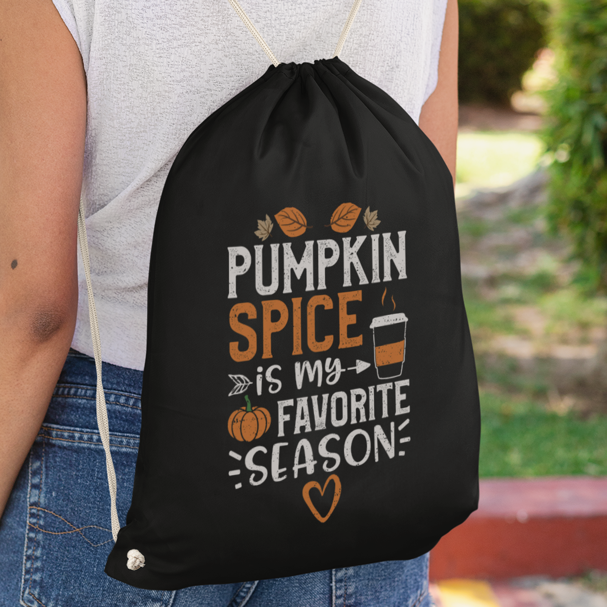 Pumpkin Spice Is My Favorite Season Turnbeutel - DESIGNSBYJNK5.COM
