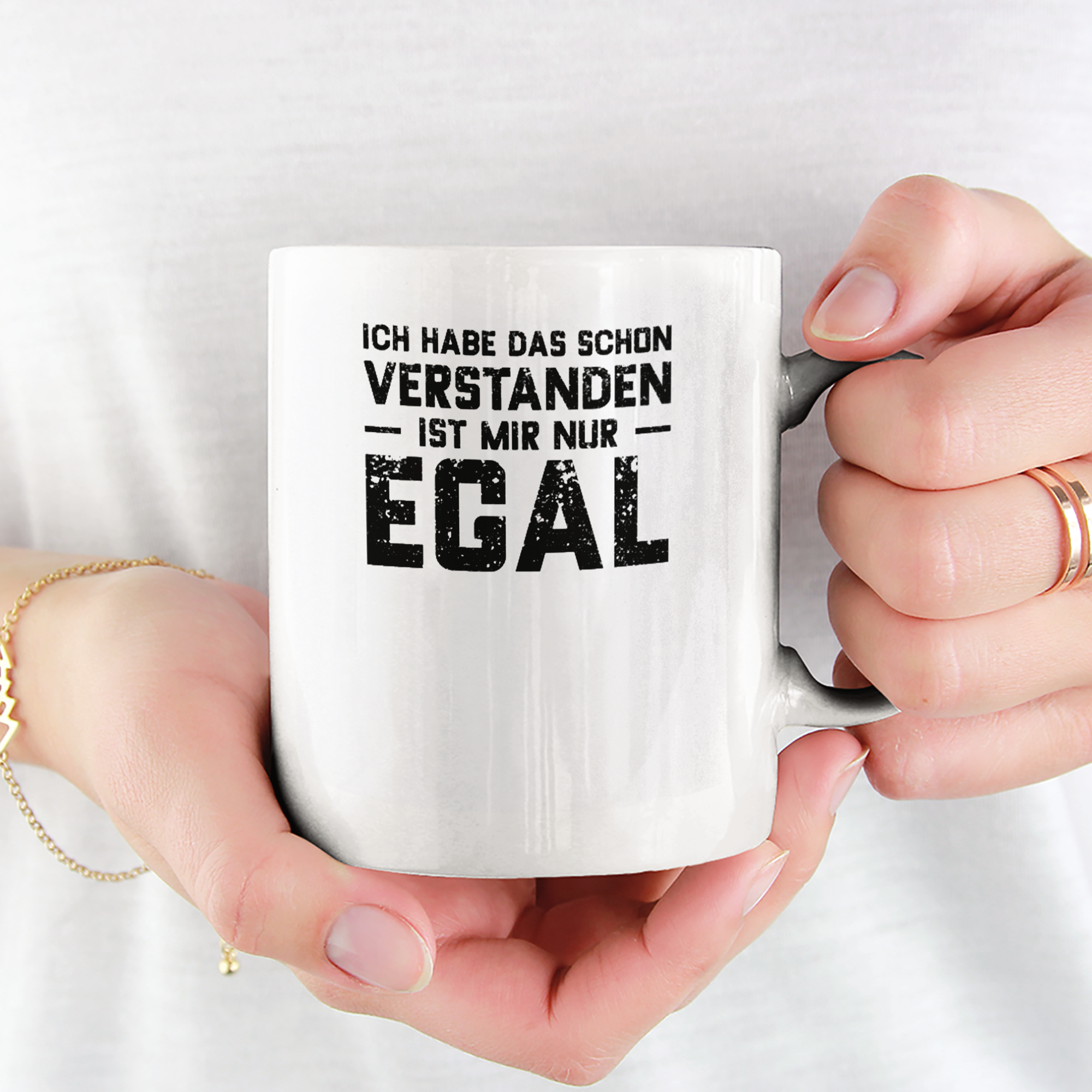 Ich Habe Das Schon Verstanden Ist Mir Nur Egal Tasse (Unisex) - DESIGNSBYJNK5.COM