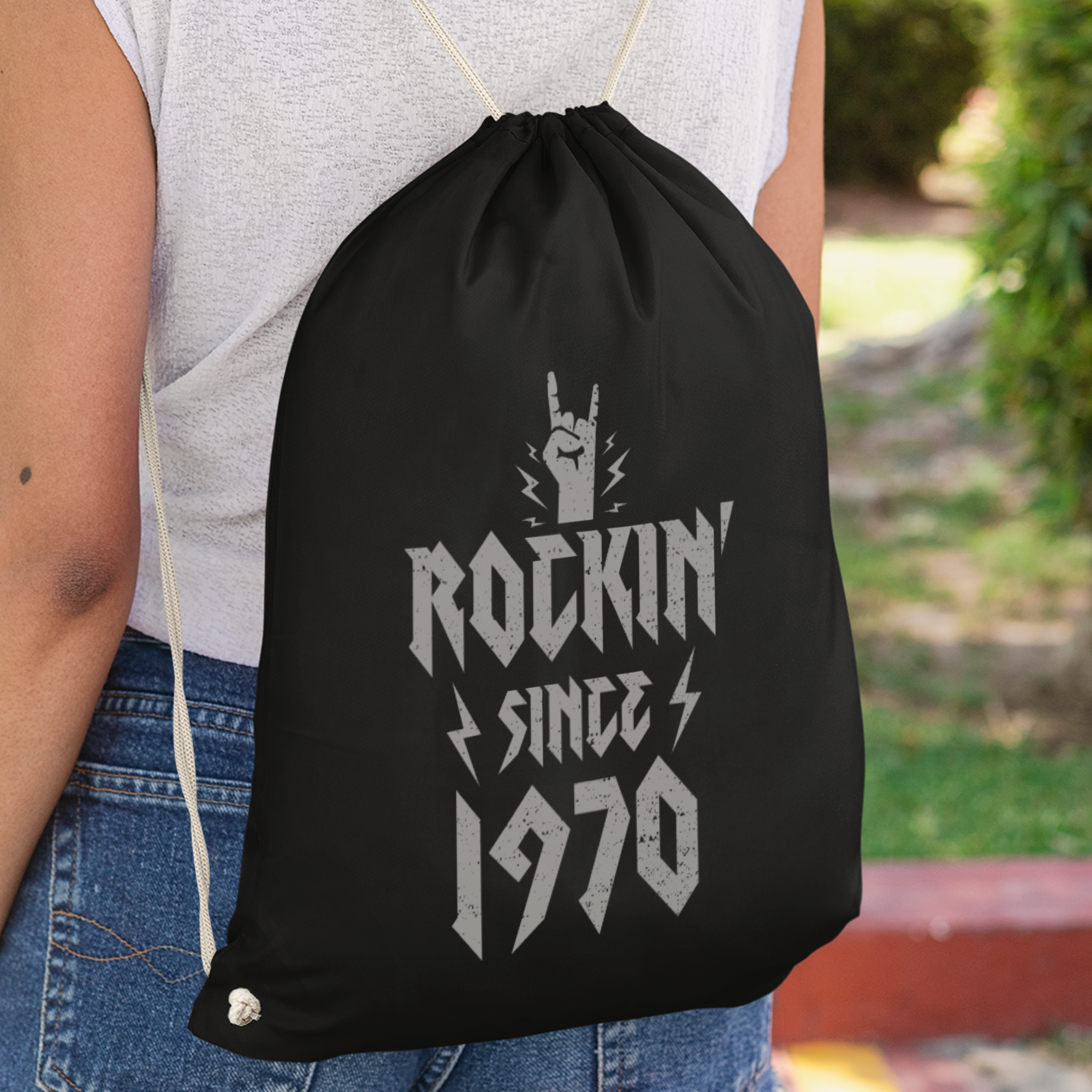 Rockin Since 1970 Turnbeutel - DESIGNSBYJNK5.COM