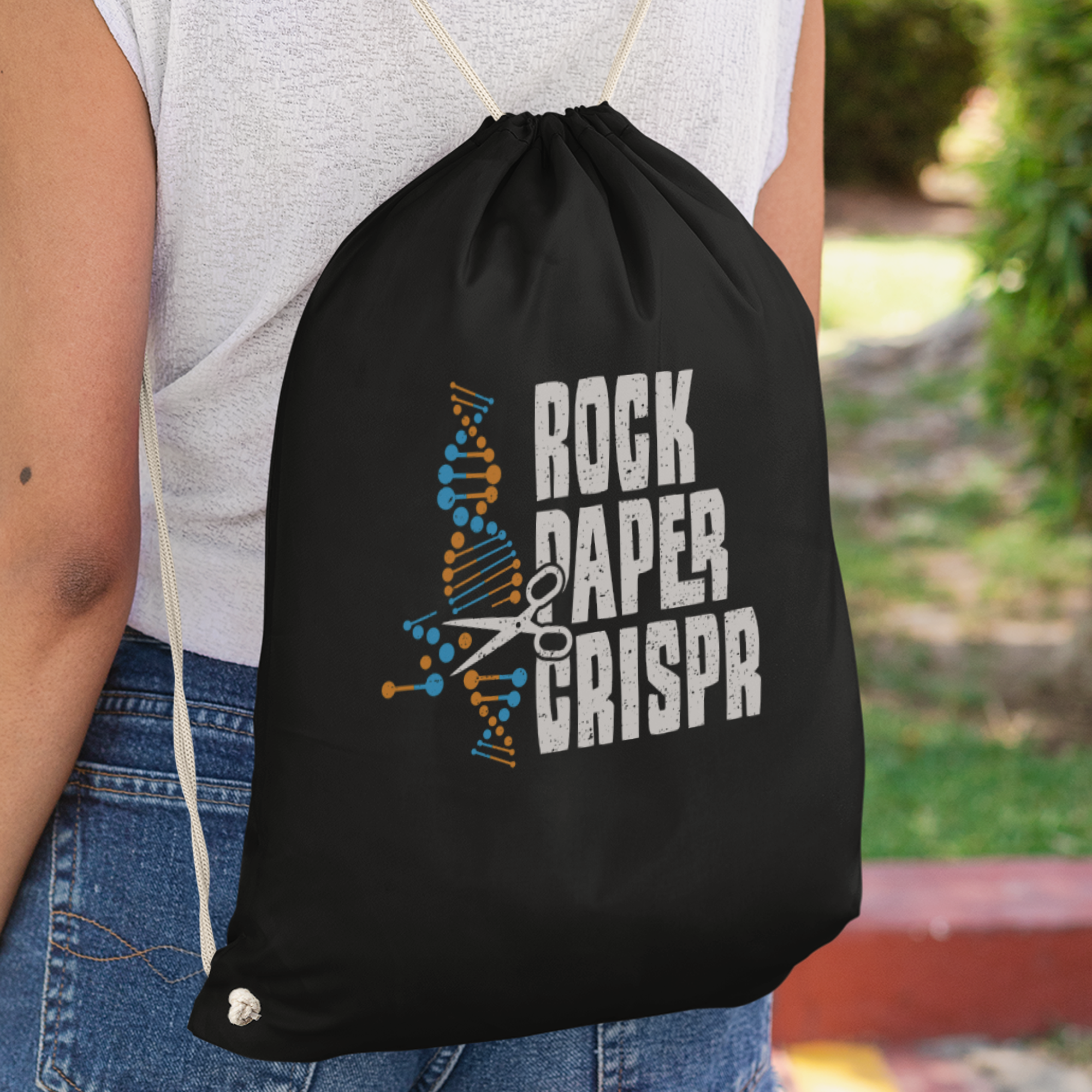 Rock Paper Crispr Turnbeutel - DESIGNSBYJNK5.COM