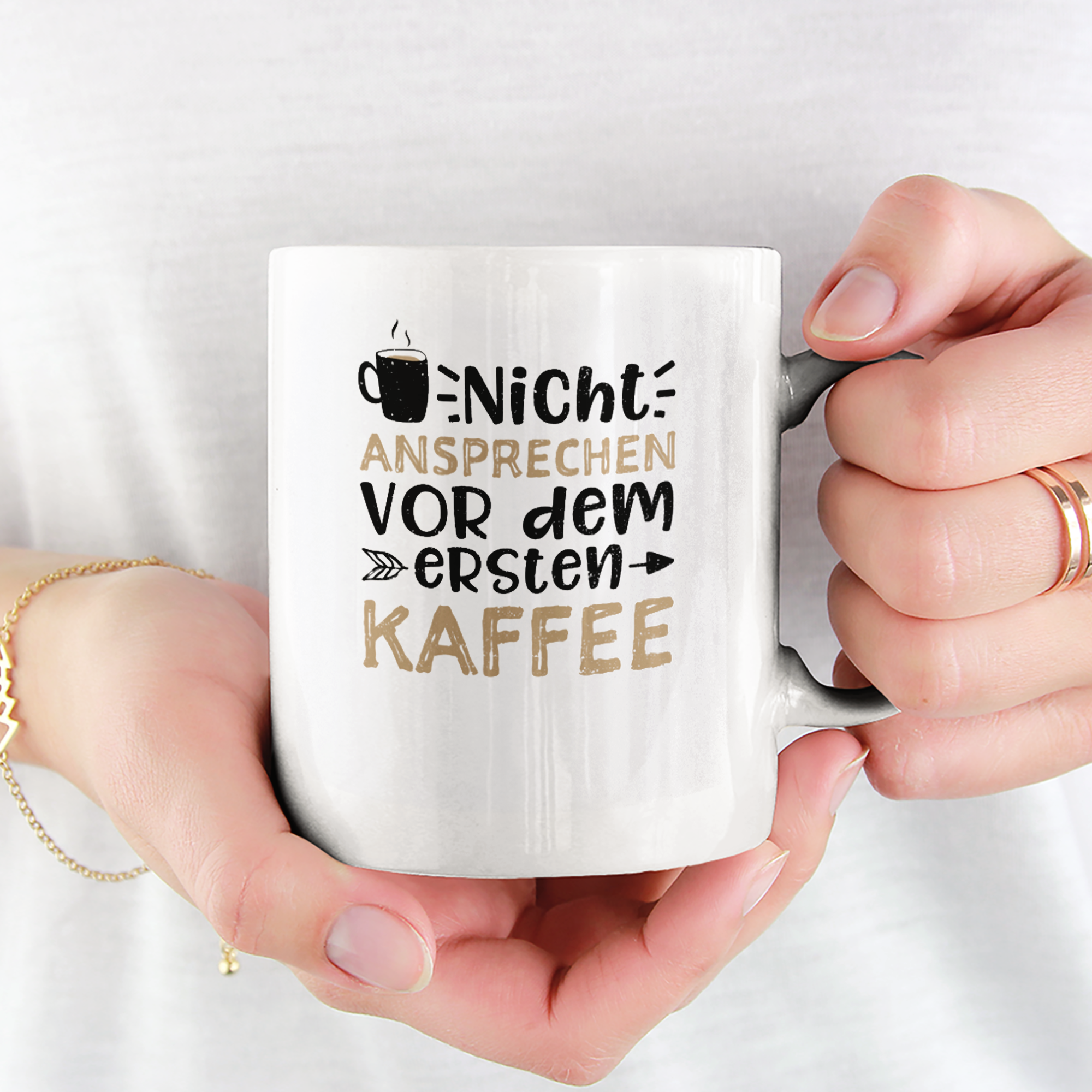 Nicht Ansprechen Vor Dem Ersten Kaffee Tasse (Unisex) - DESIGNSBYJNK5.COM