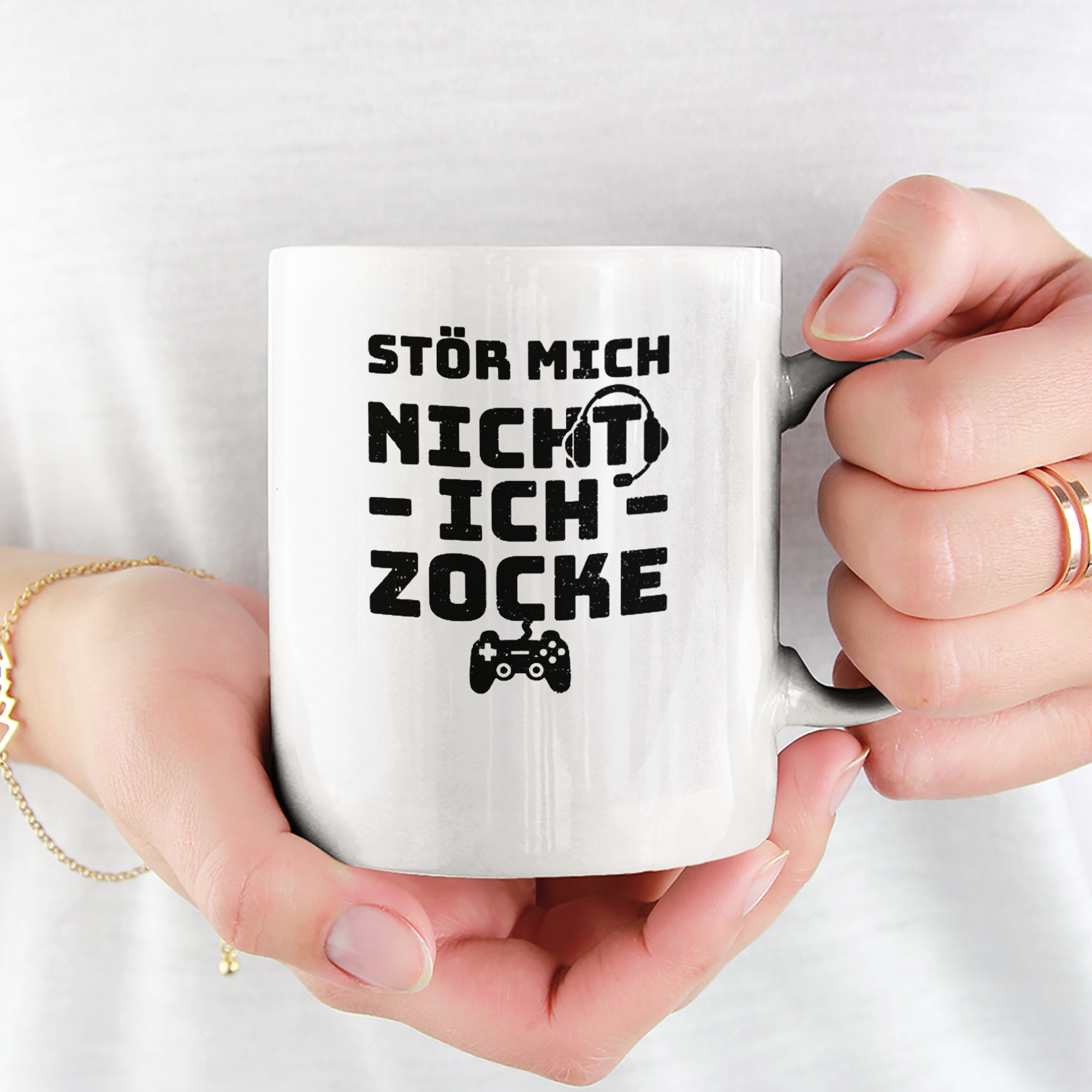 Stör Mich Nicht Ich Zocke Tasse (Unisex) - DESIGNSBYJNK5.COM