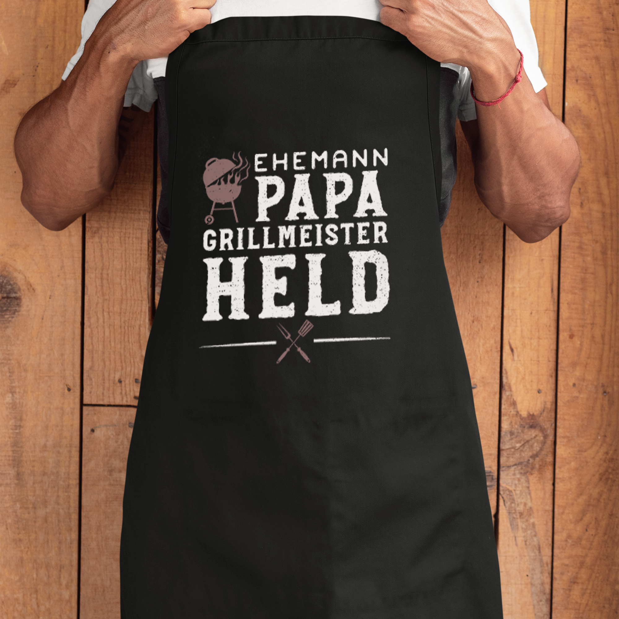 Ehemann Papa Grillmeister Held Grillschürze - DESIGNSBYJNK5.COM