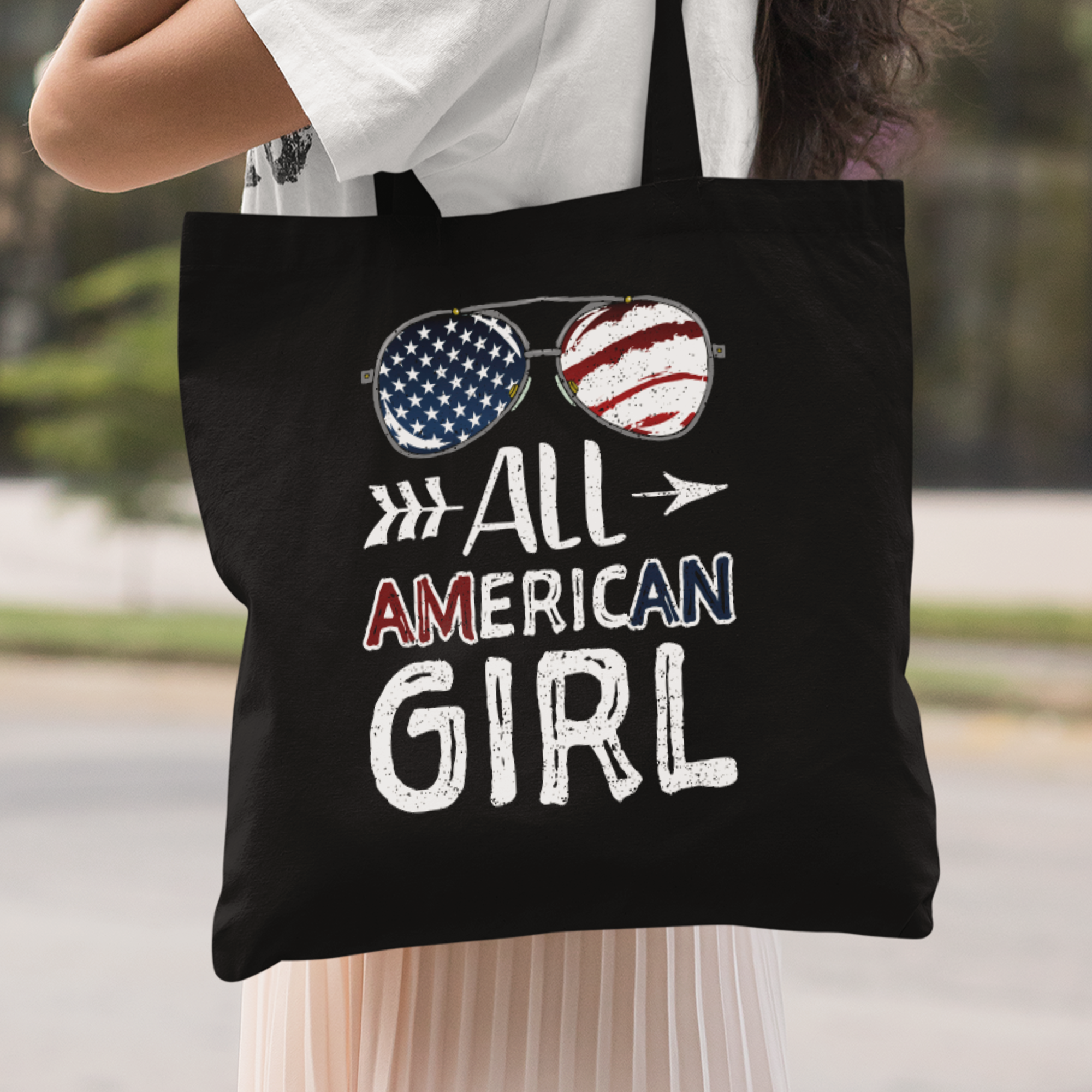 All American Girl Stoffbeutel - DESIGNSBYJNK5.COM