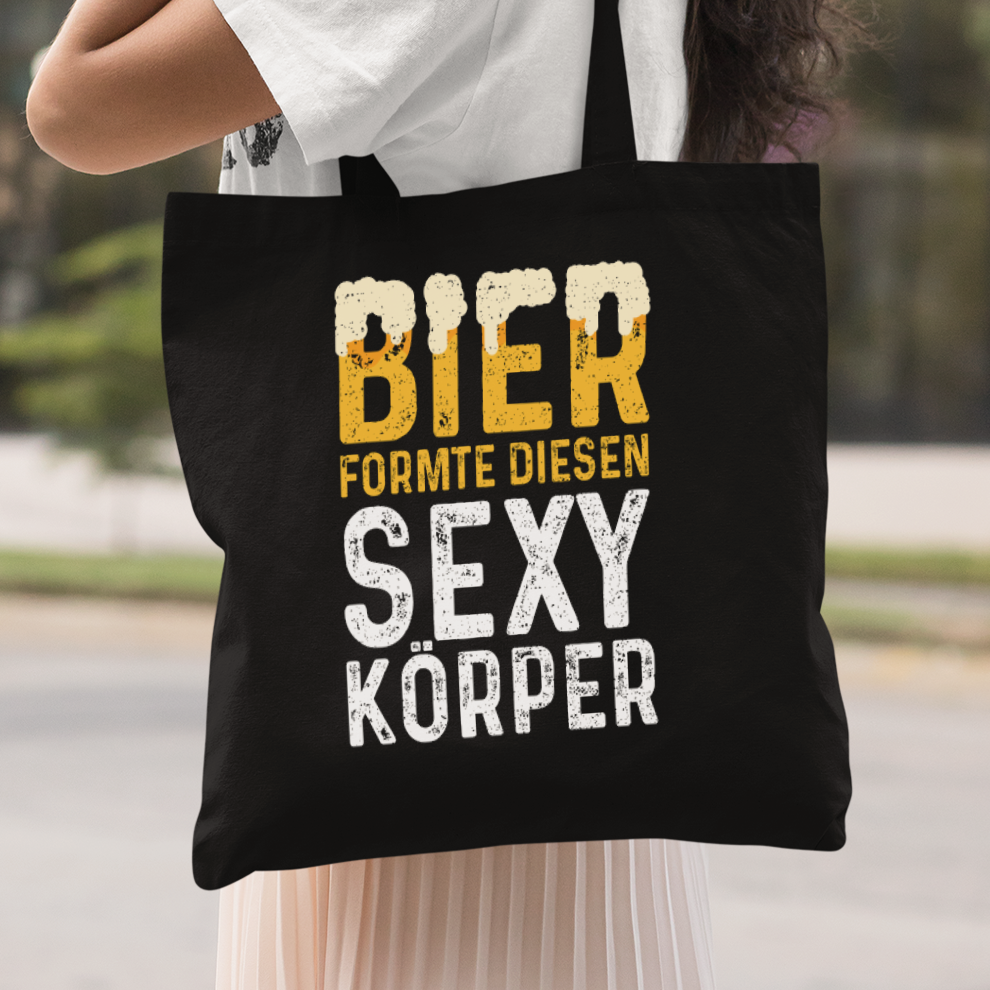 Bier Formte Diesen Sexy Körper Stoffbeutel - DESIGNSBYJNK5.COM