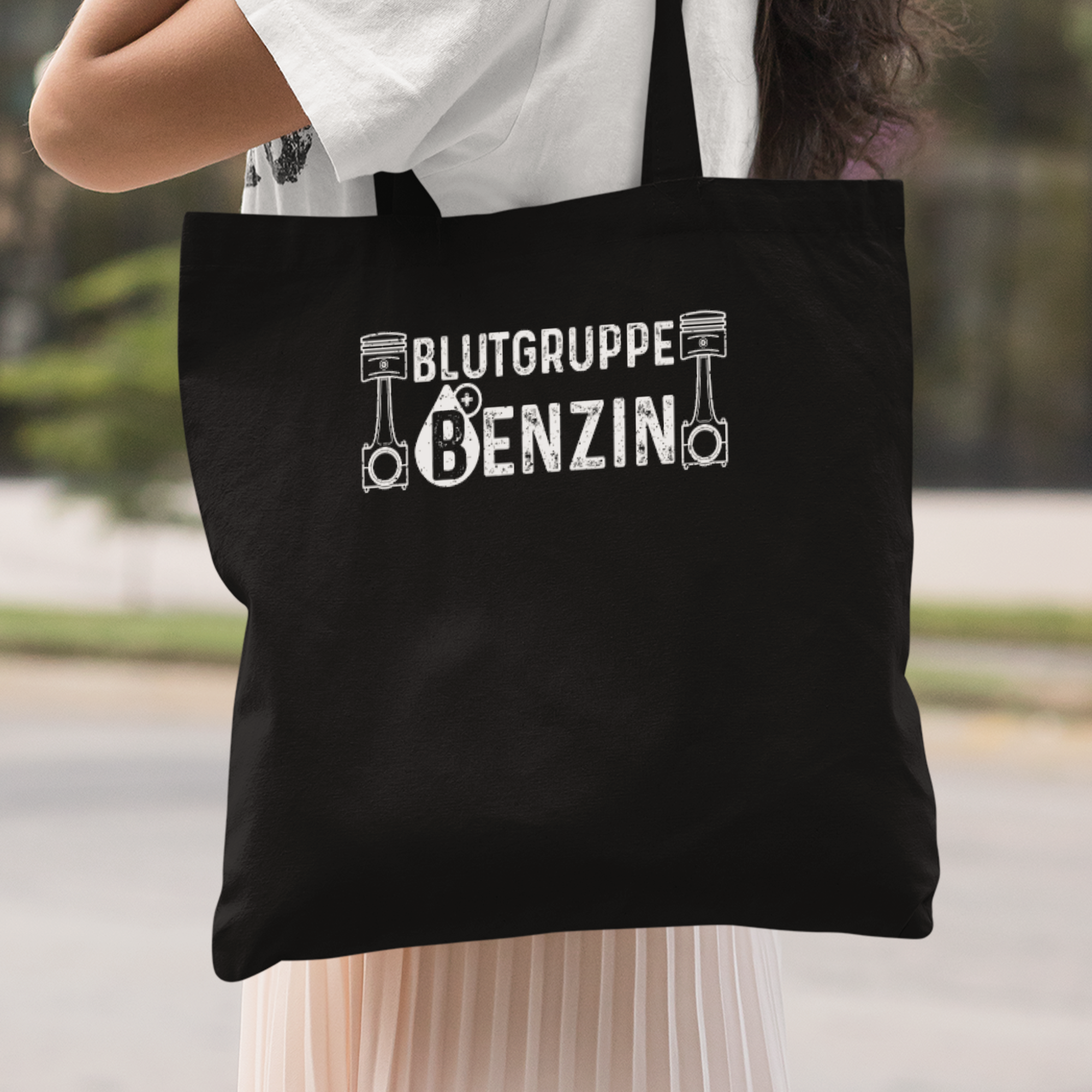 Blutgruppe Benzin Stoffbeutel - DESIGNSBYJNK5.COM