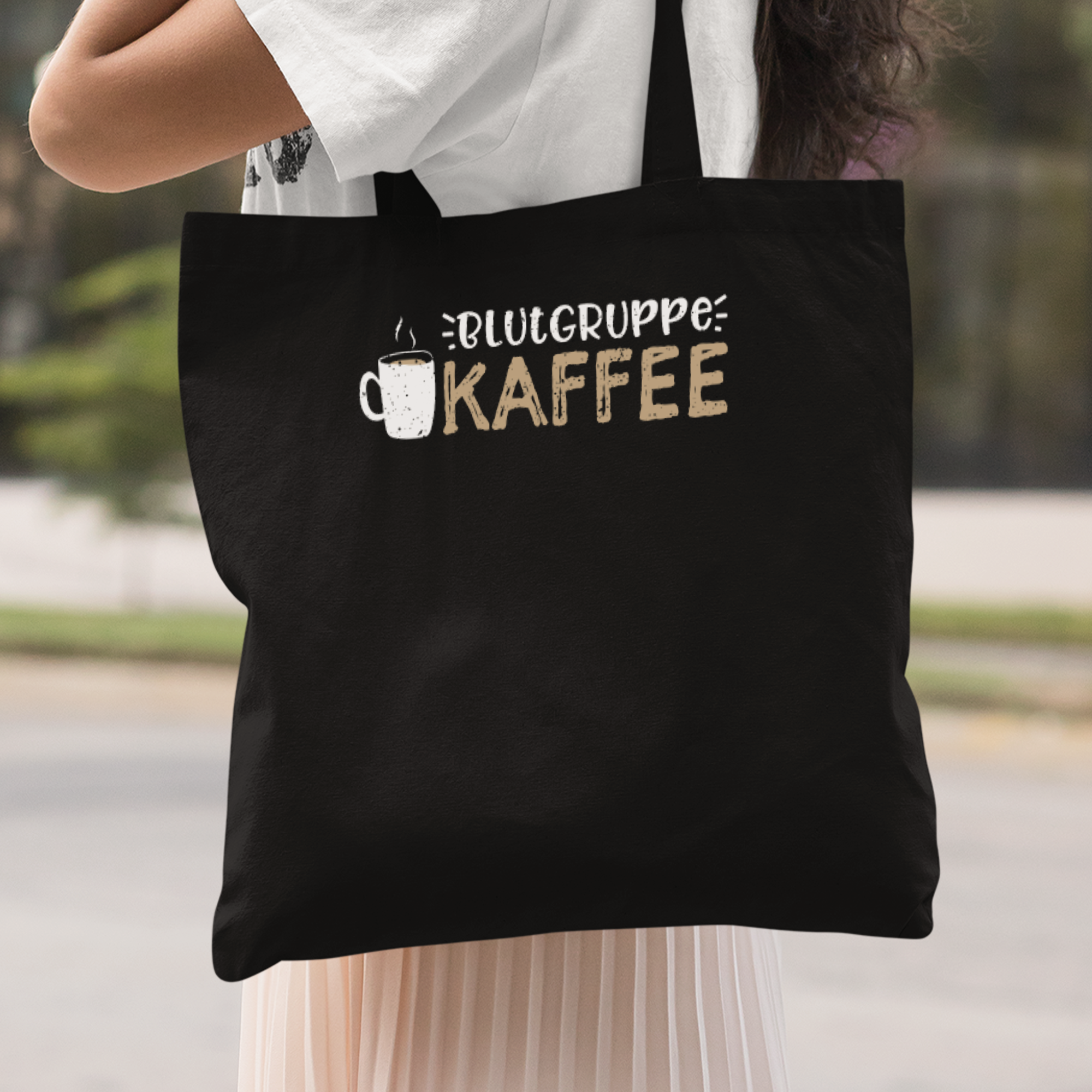 Blutgruppe Kaffee Stoffbeutel - DESIGNSBYJNK5.COM