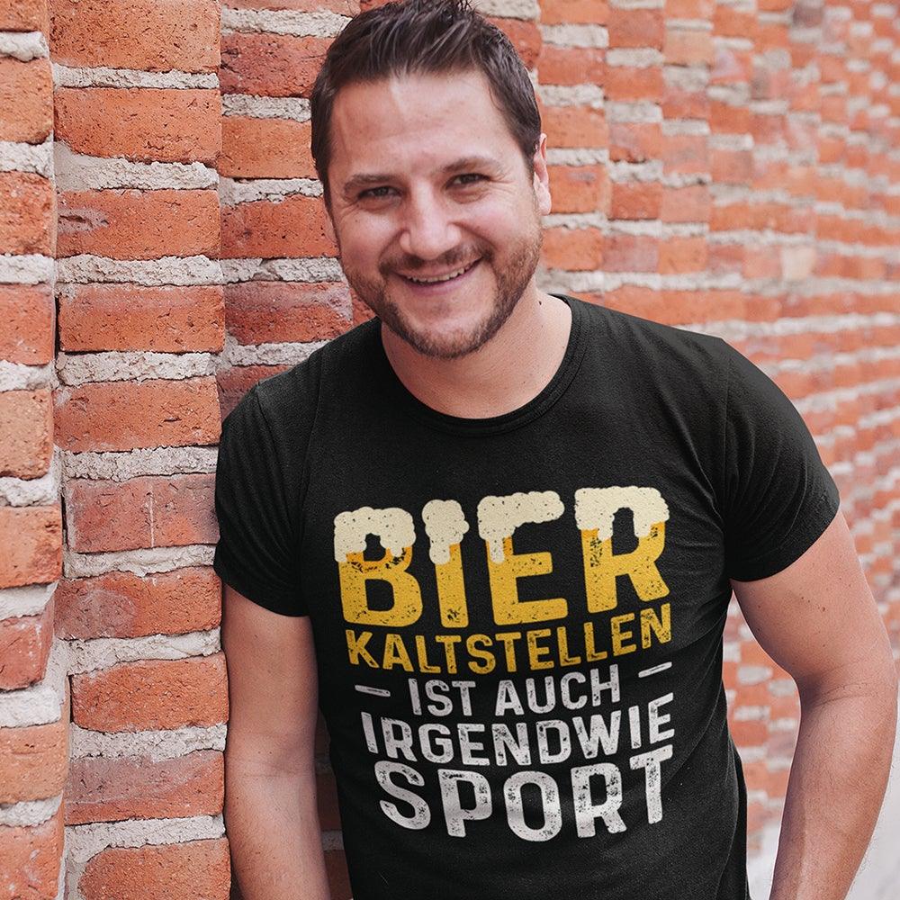 Bier Kaltstellen Ist Auch Irgendwie Sport T-Shirt (Unisex) - DESIGNSBYJNK5.COM