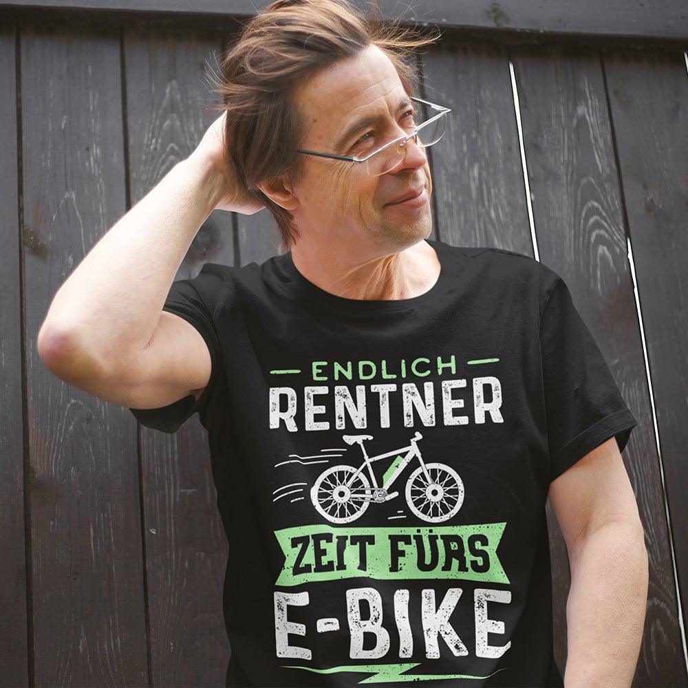 Endlich Rentner Zeit Fürs E-Bike T-Shirt - DESIGNSBYJNK5.COM