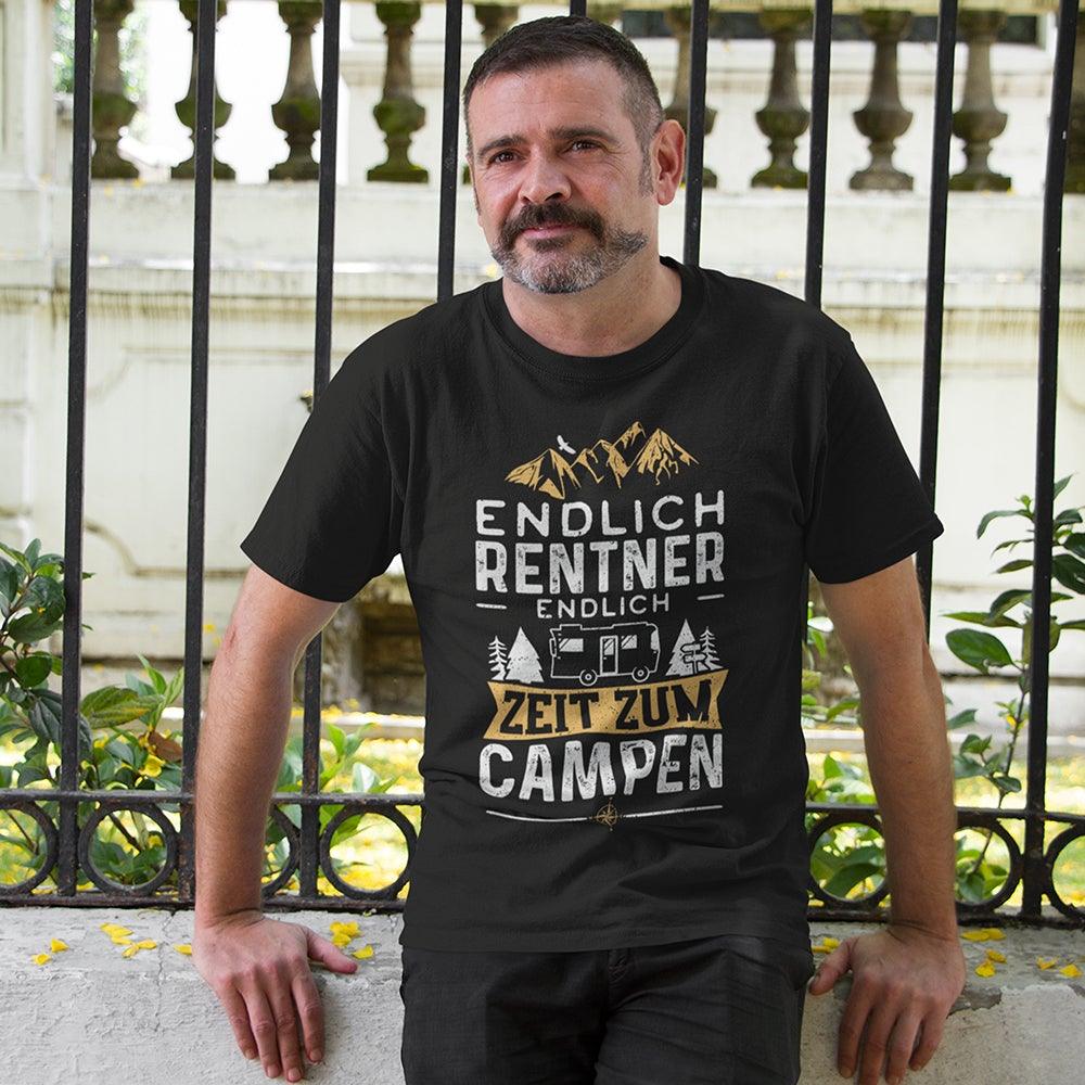 Endlich Rentner Zeit Zum Campen T-Shirt - DESIGNSBYJNK5.COM