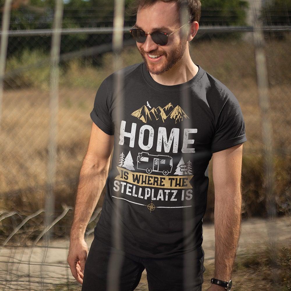 Home Is Where The Stellplatz Is T-Shirt (Unisex) - DESIGNSBYJNK5.COM