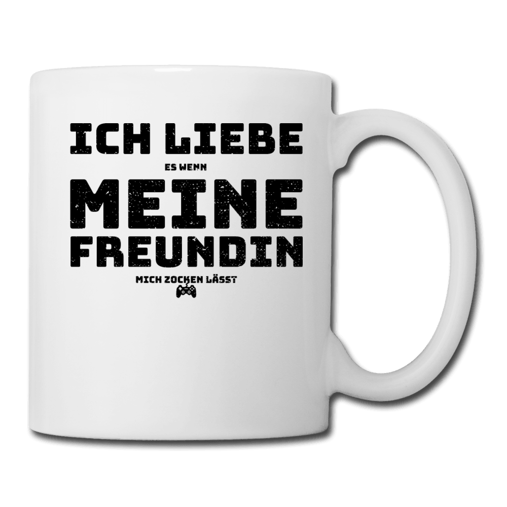 Ich Liebe Es Wenn Meine Freundin Mich Zocken Lässt Tasse - DESIGNSBYJNK5.COM