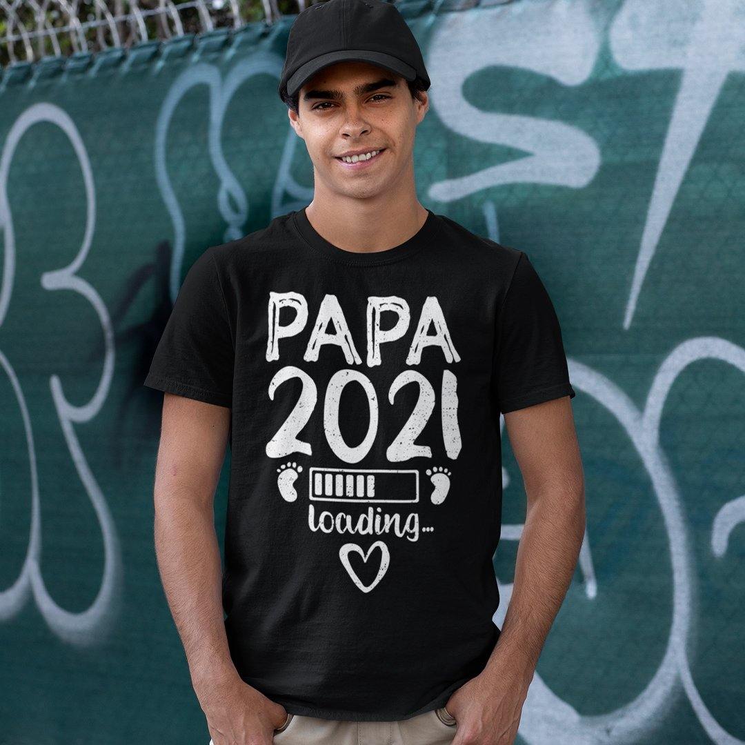Papa 2021 Loading T-Shirt - DESIGNSBYJNK5.COM