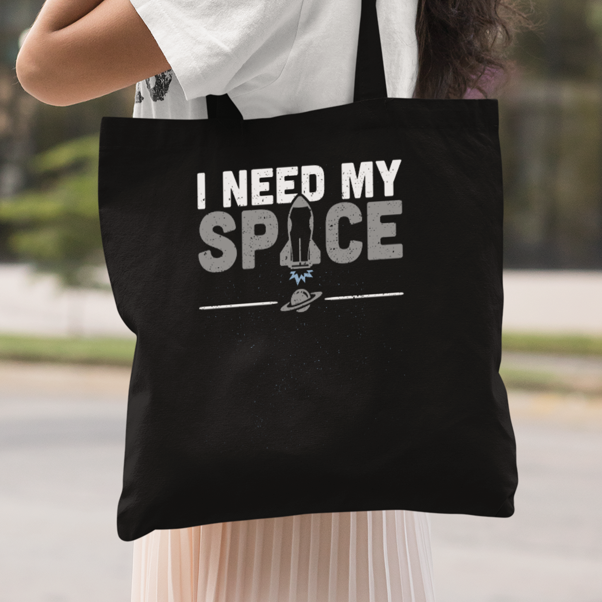 I Need My Space Stoffbeutel - DESIGNSBYJNK5.COM