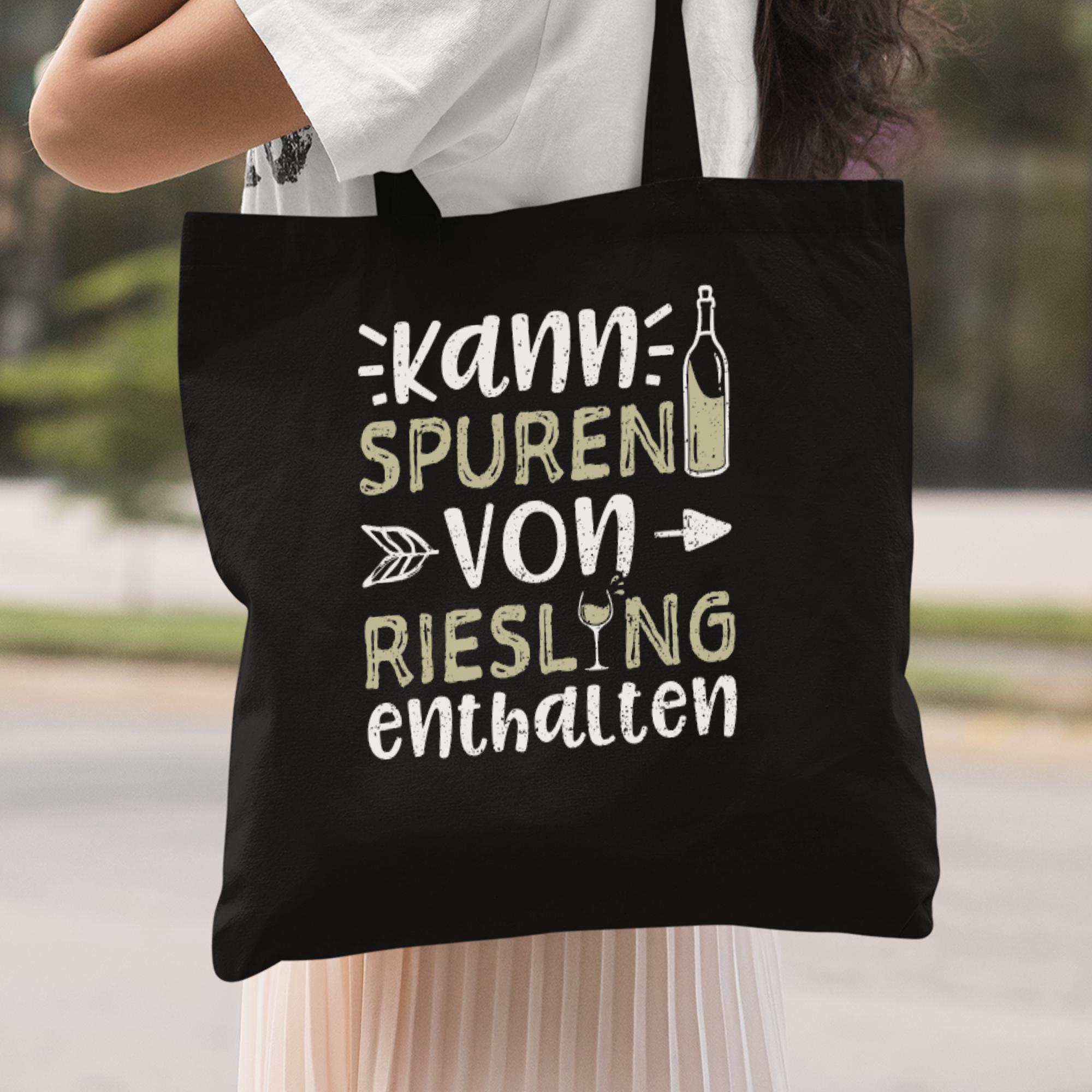 Kann Spuren Von Riesling Enthalten Stoffbeutel - DESIGNSBYJNK5.COM